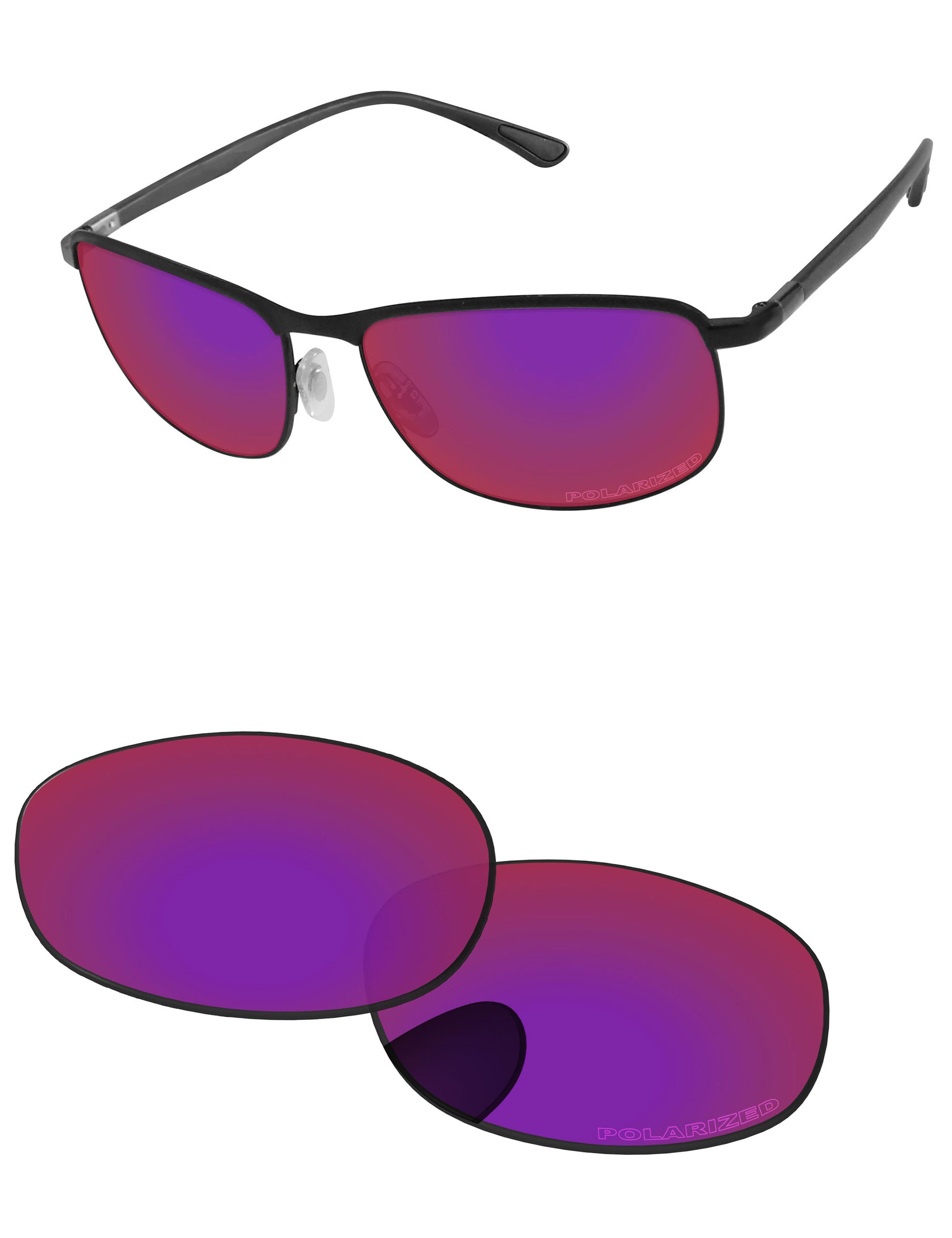 Replacement Lenses for Ray-Ban Chromance RB3671CH 60mm