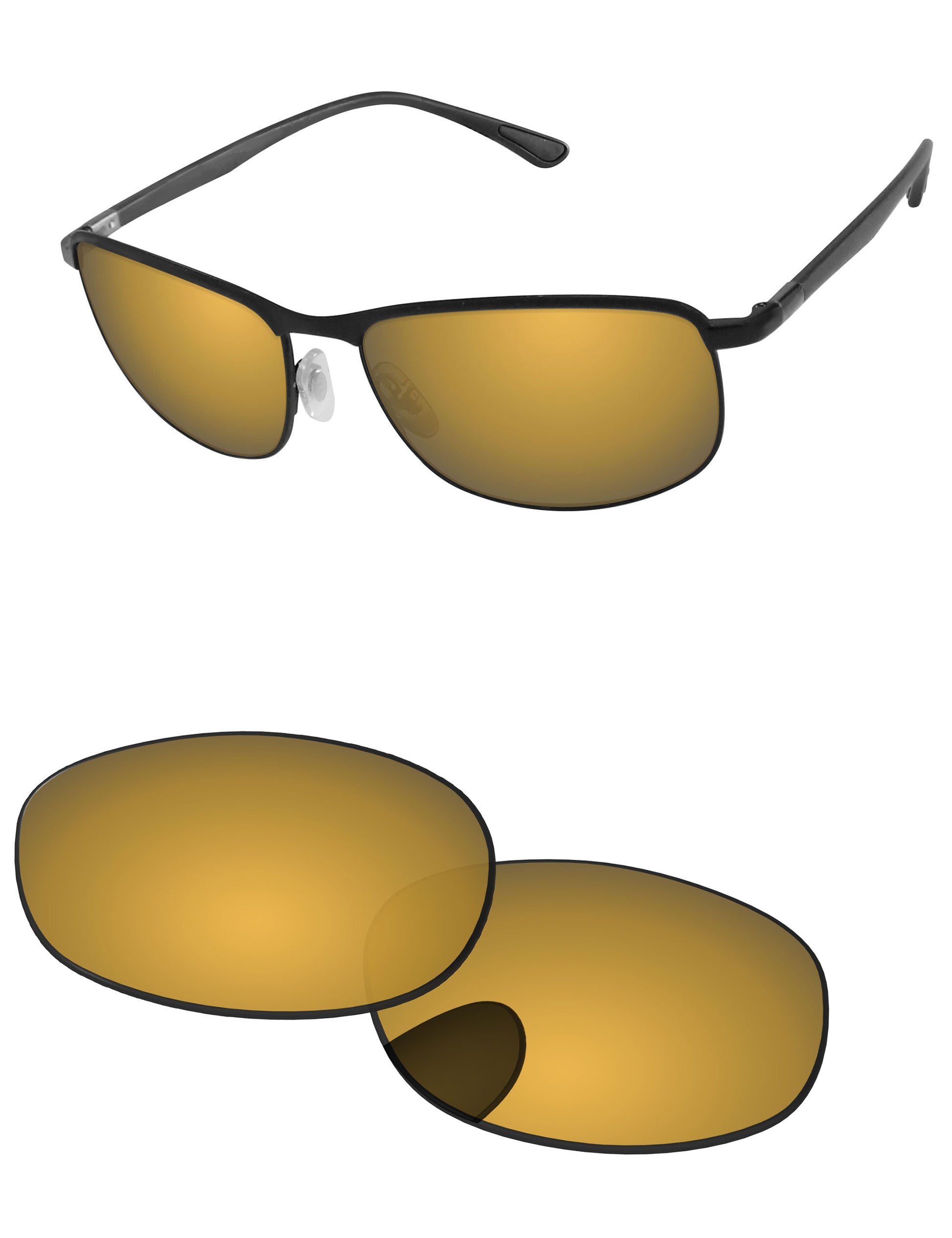Replacement Lenses for Ray-Ban Chromance RB3671CH 60mm