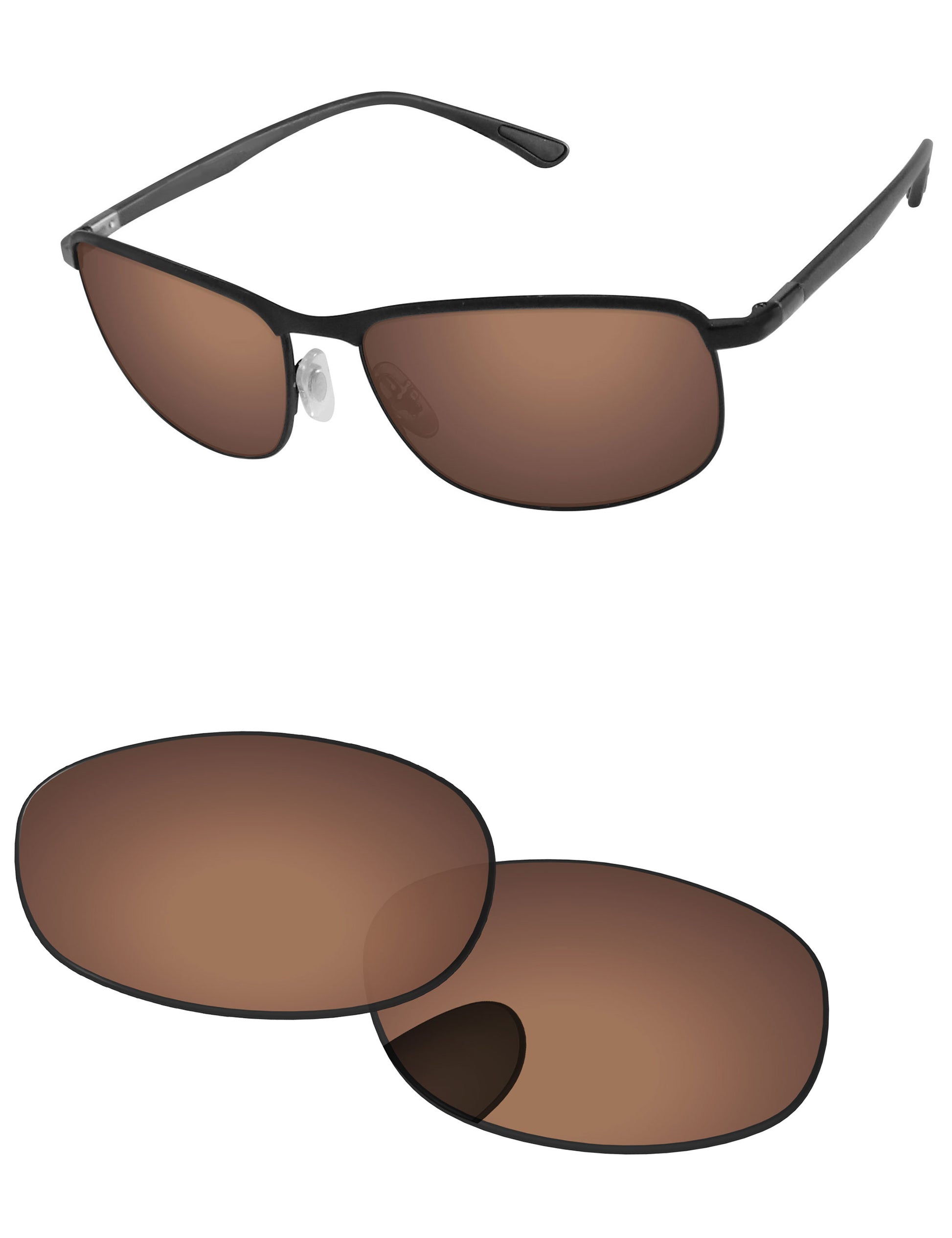 Replacement Lenses for Ray-Ban Chromance RB3671CH 60mm