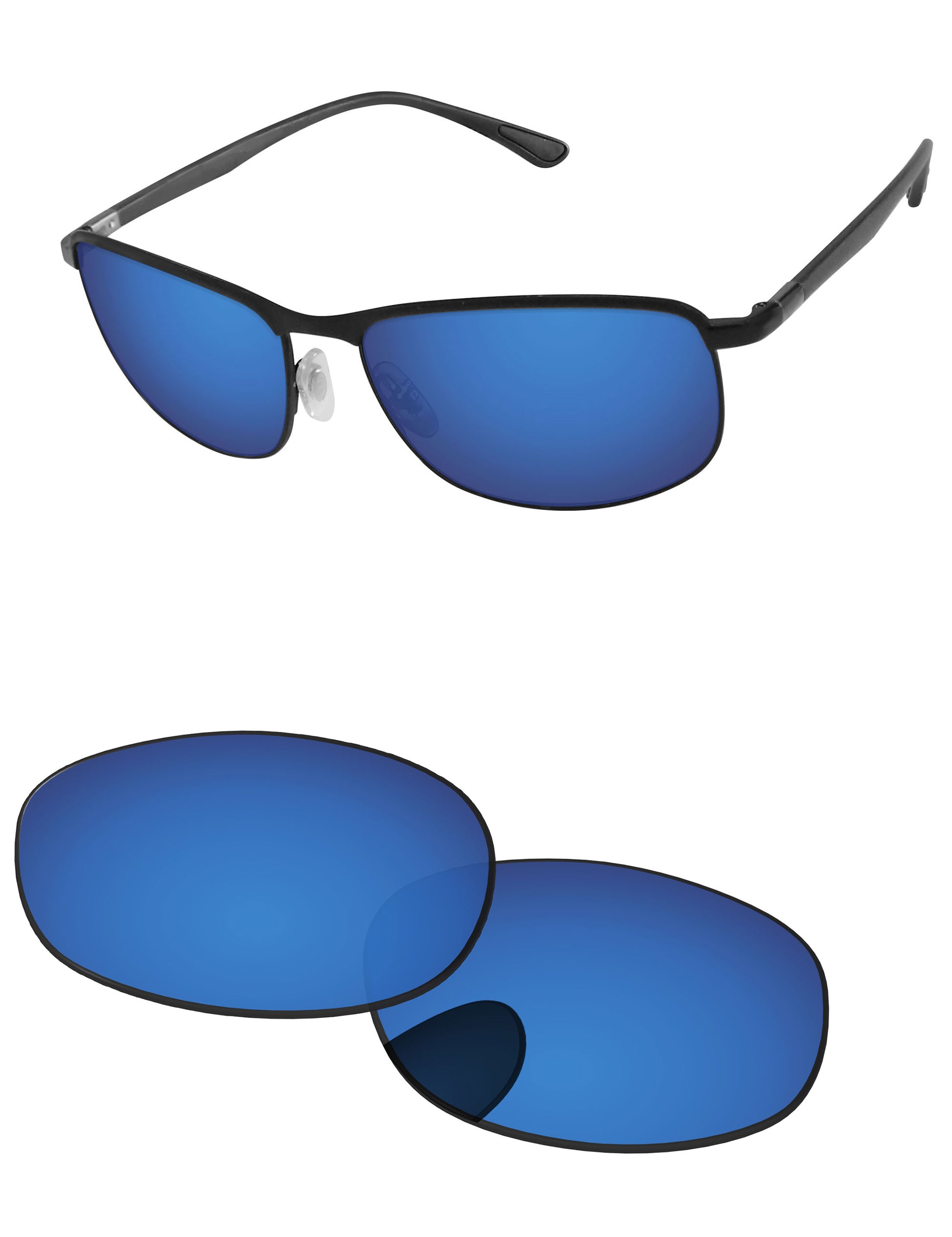 Replacement Lenses for Ray-Ban Chromance RB3671CH 60mm