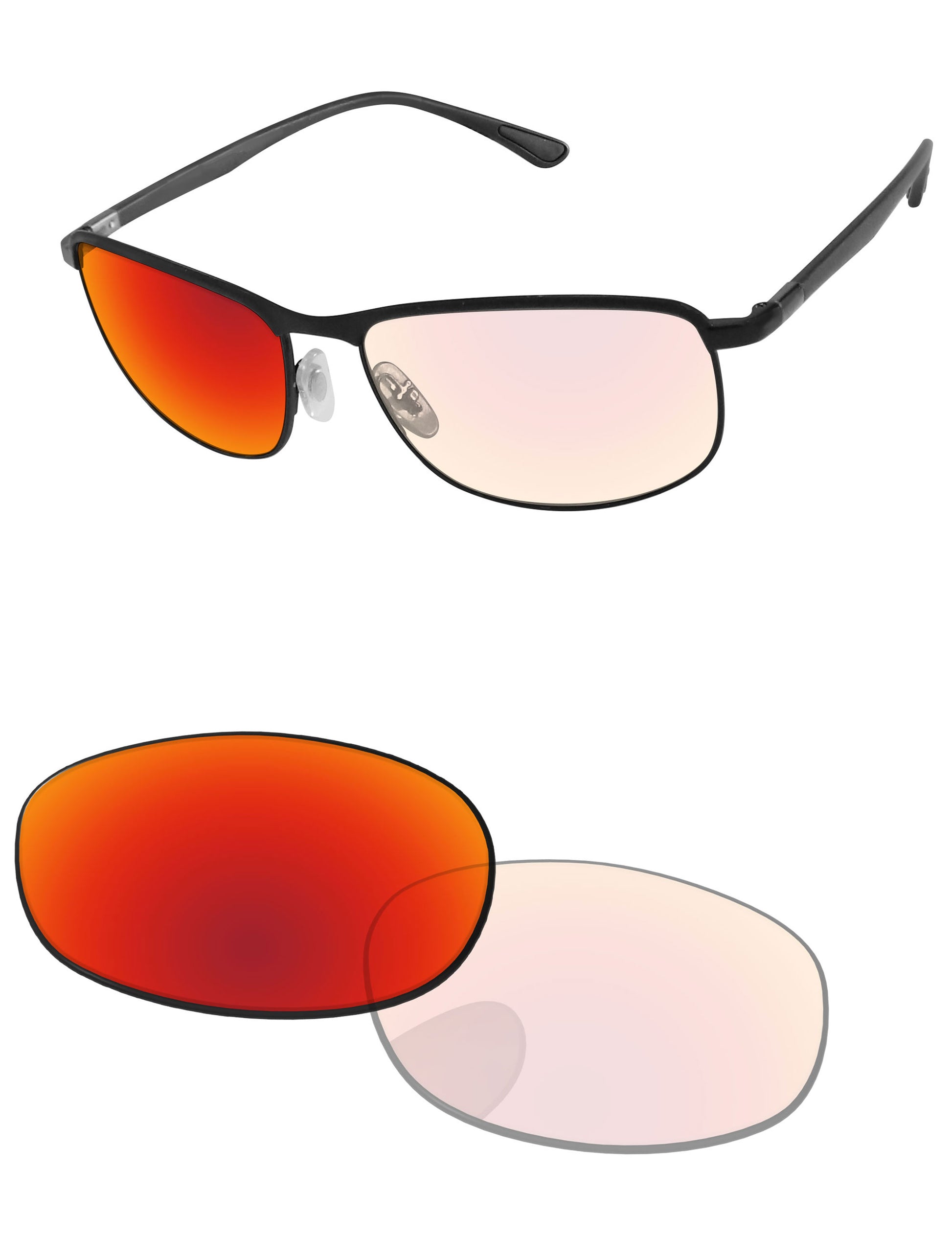 Replacement Lenses for Ray-Ban Chromance RB3671CH 60mm