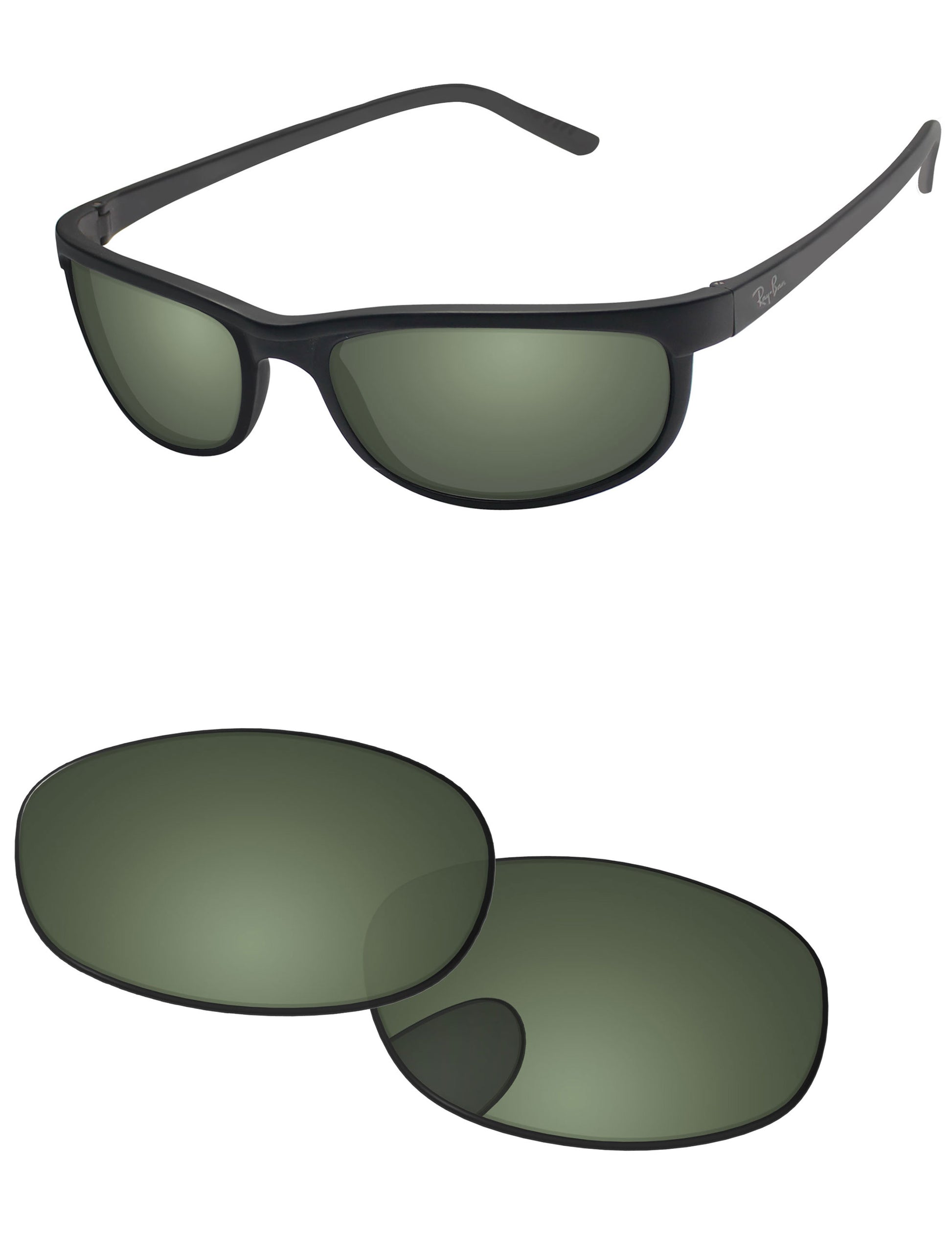 Replacement Lenses for Ray-Ban Chromance RB3671CH 60mm
