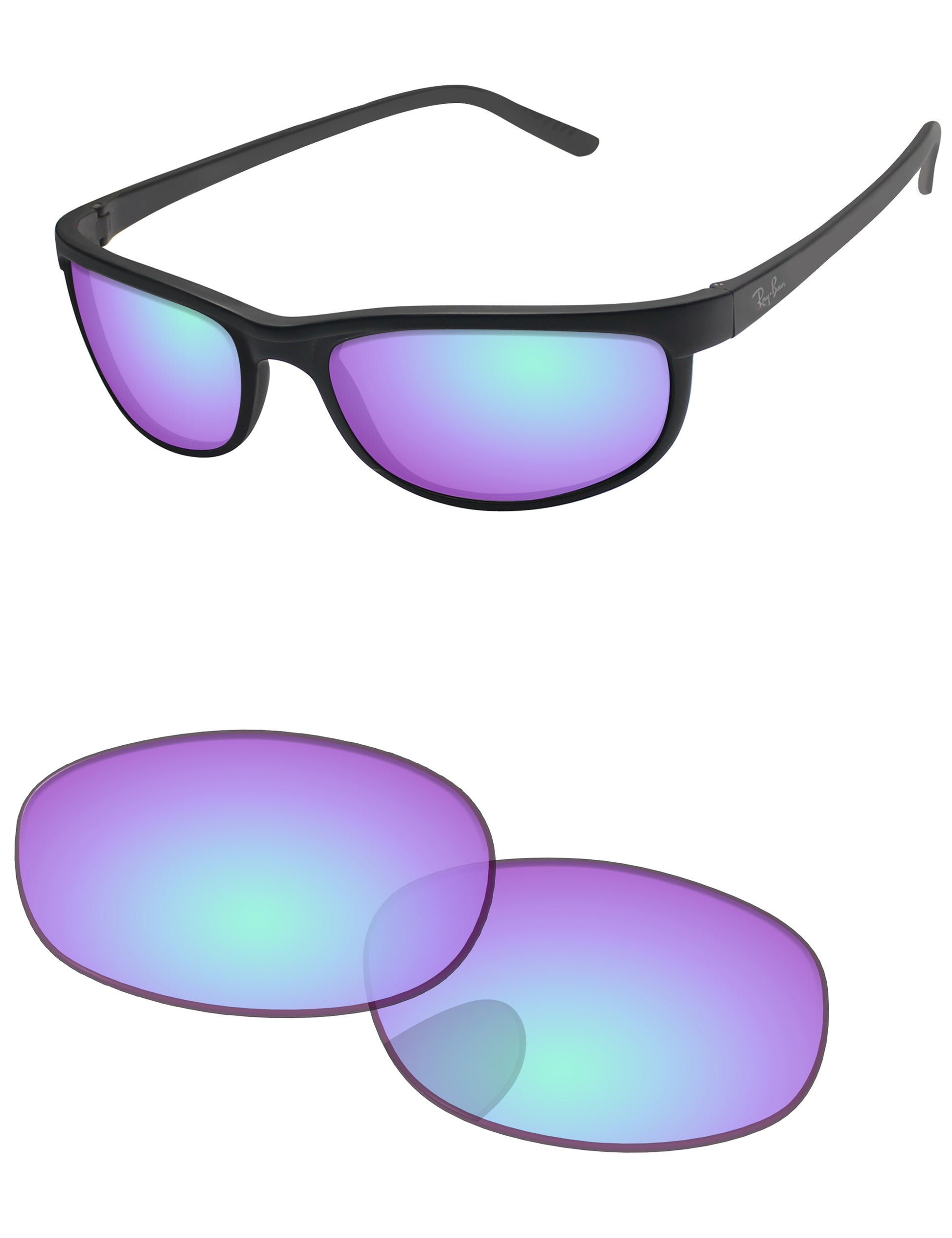 Replacement Lenses for Ray-Ban Chromance RB3671CH 60mm