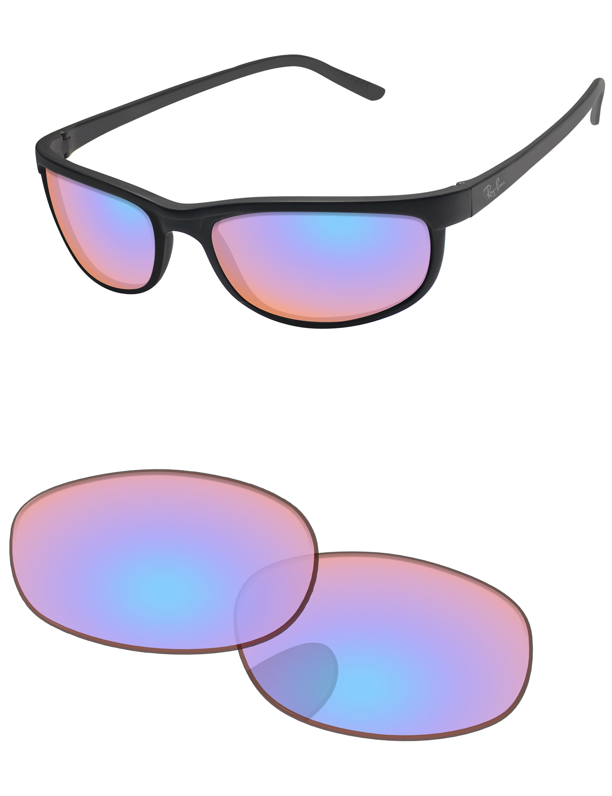 Replacement Lenses for Ray-Ban Chromance RB3671CH 60mm
