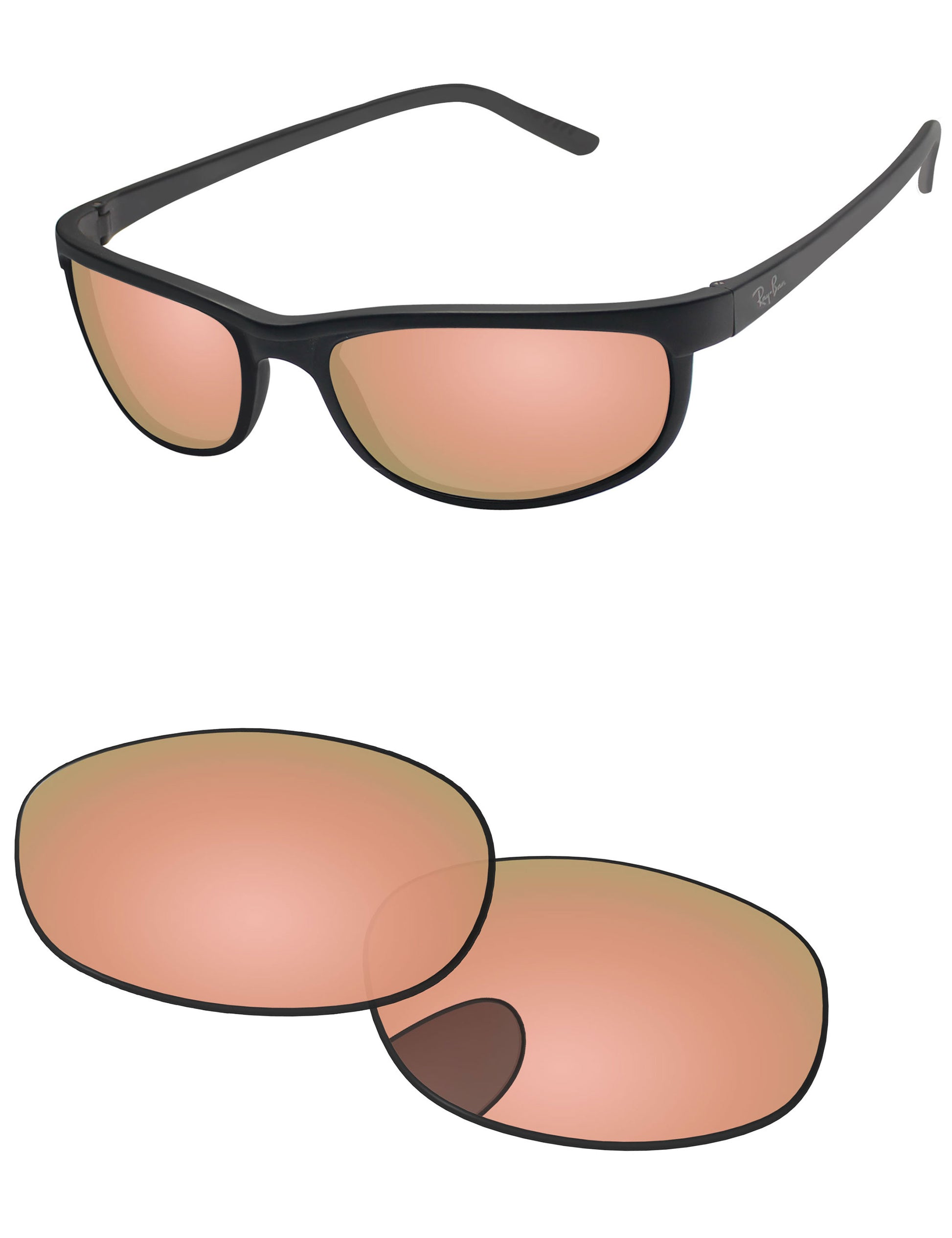 Replacement Lenses for Ray-Ban Chromance RB3671CH 60mm