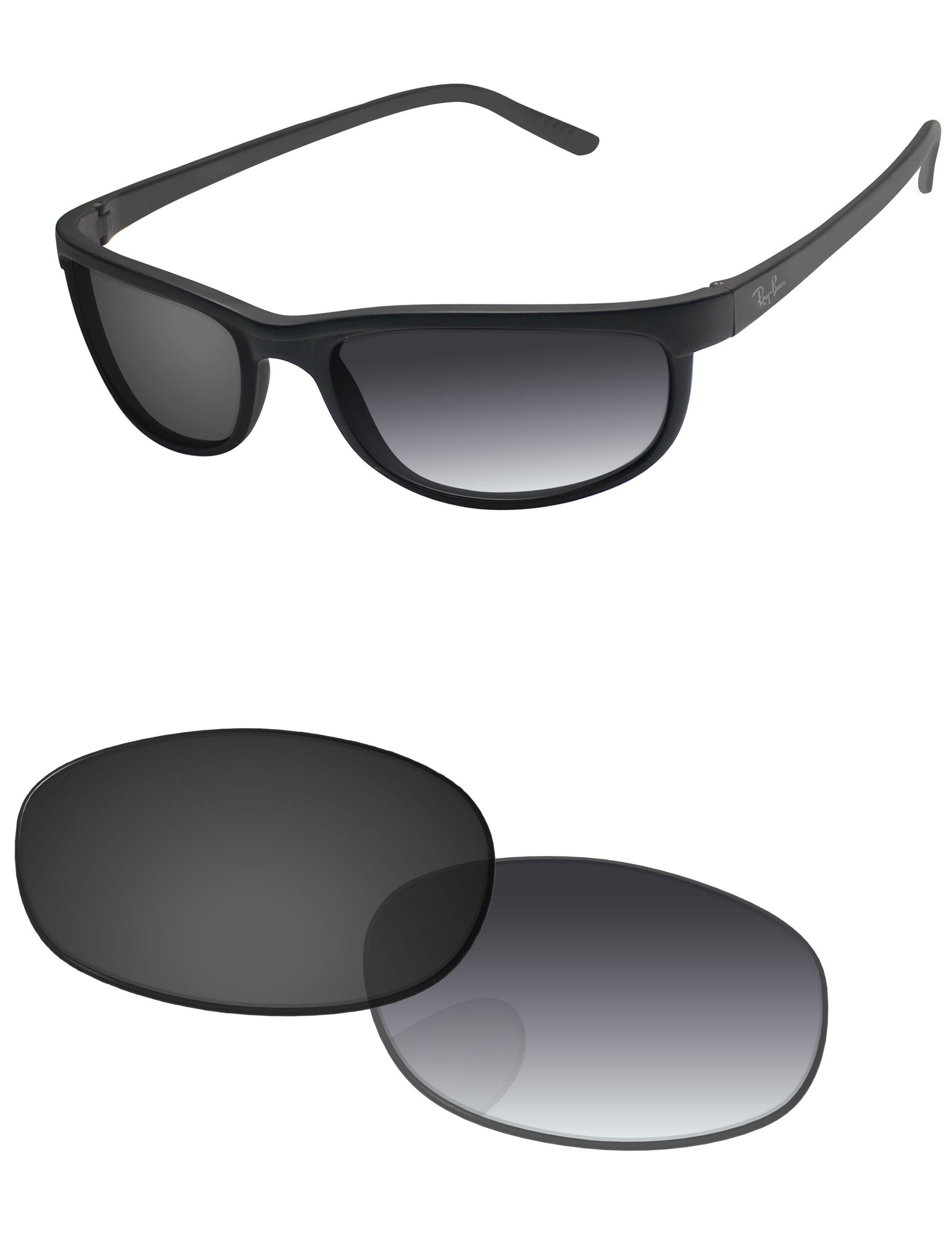 Replacement Lenses for Ray-Ban Chromance RB3671CH 60mm