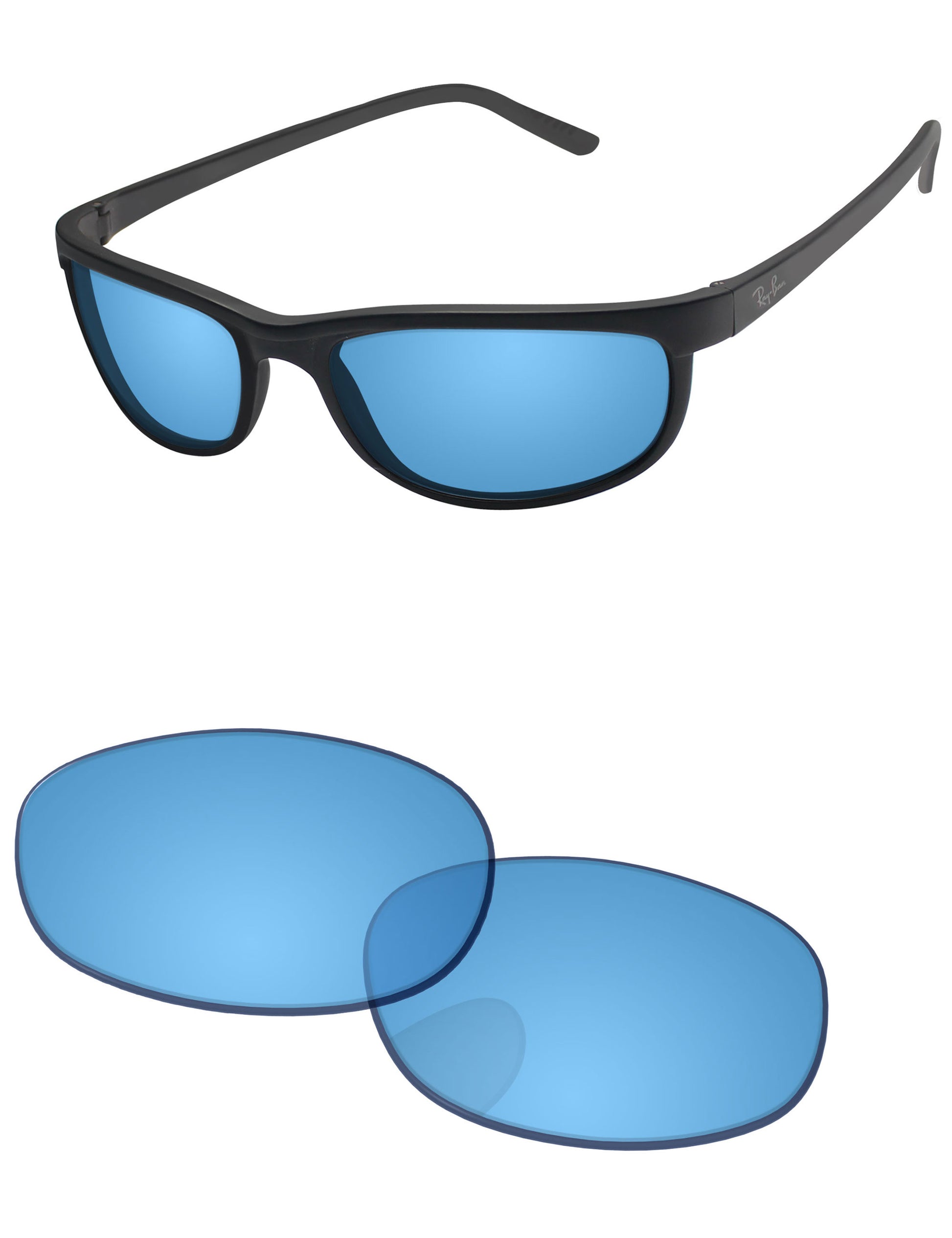 Replacement Lenses for Ray-Ban Chromance RB3671CH 60mm
