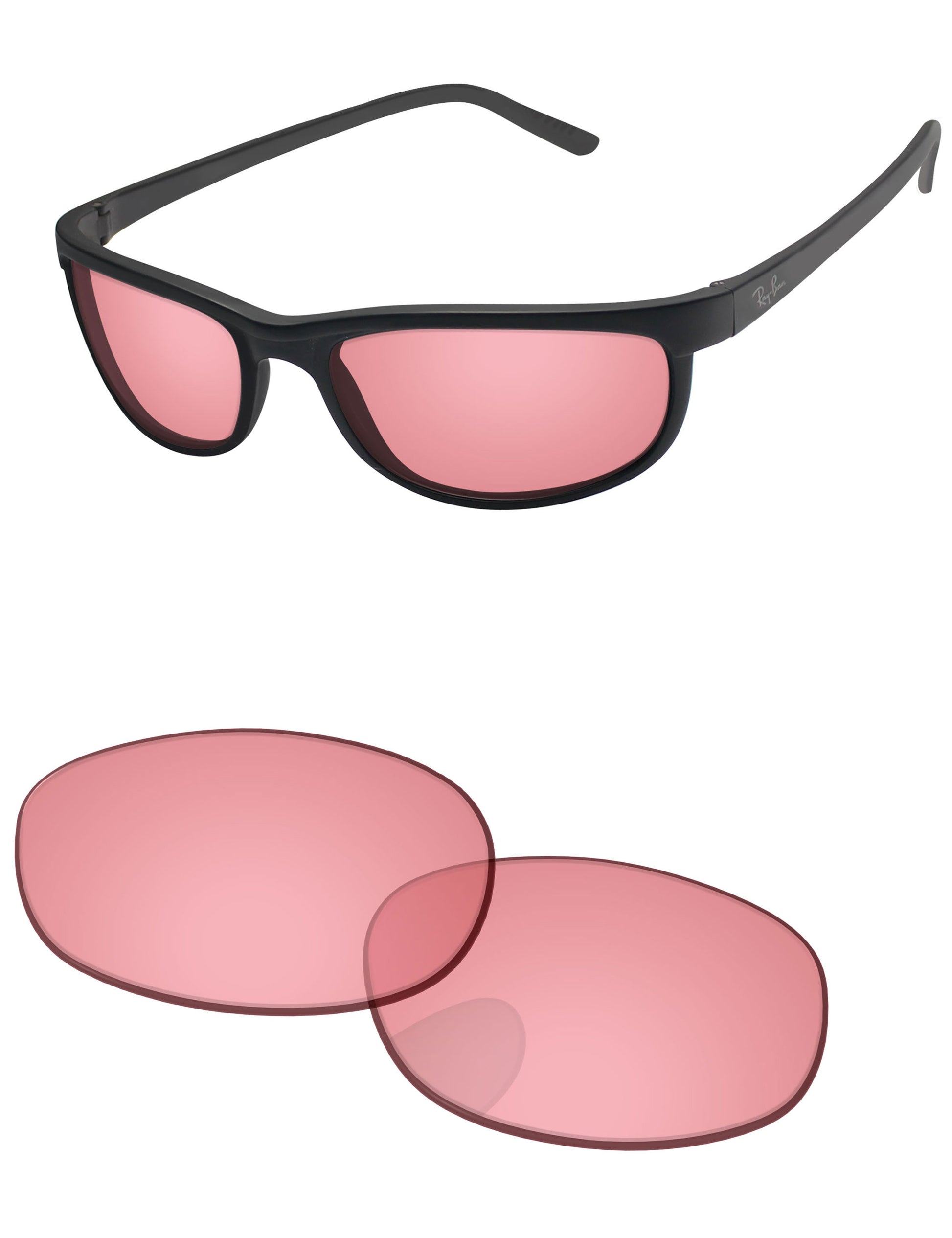 Replacement Lenses for Ray-Ban Chromance RB3671CH 60mm