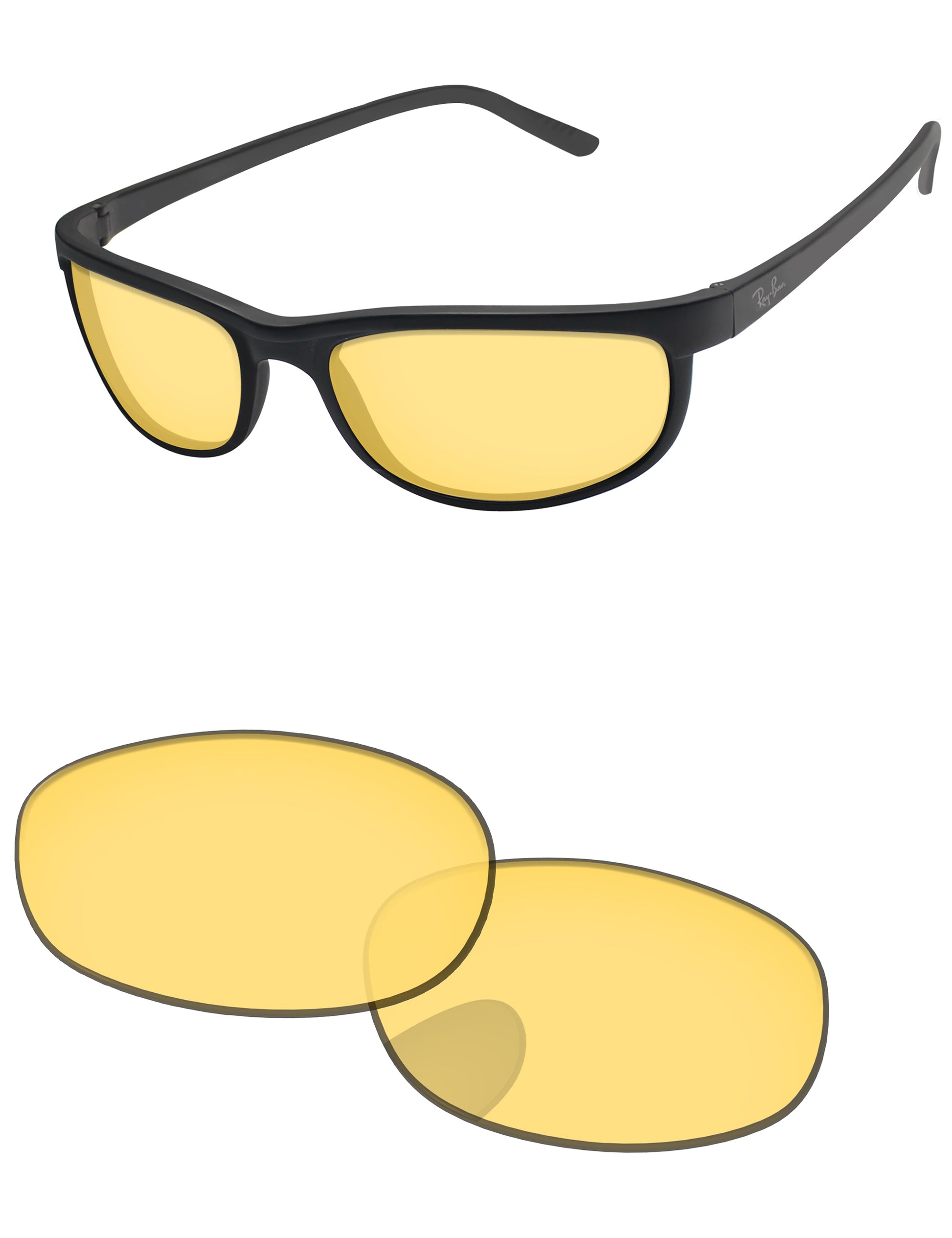 Replacement Lenses for Ray-Ban Chromance RB3671CH 60mm