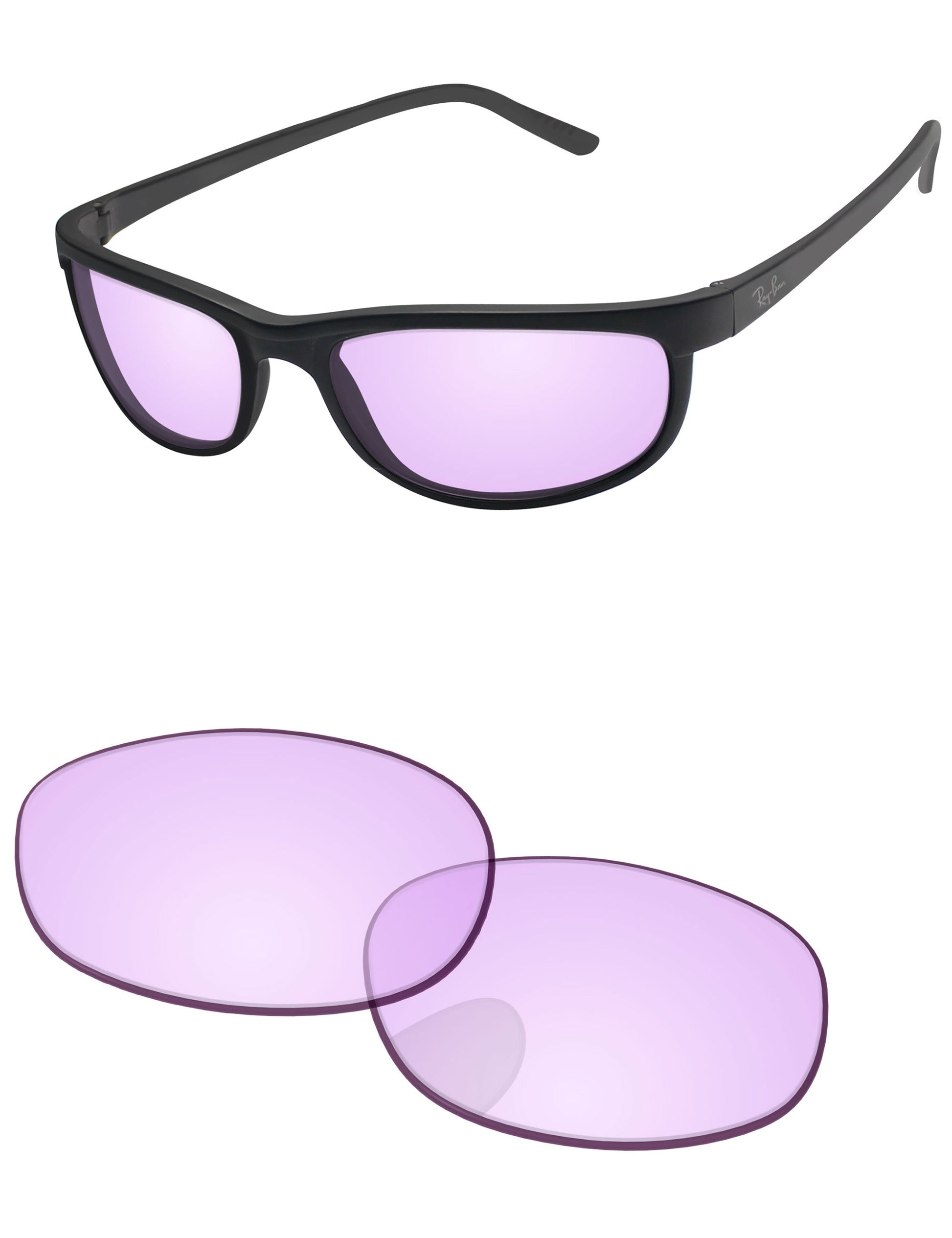 Replacement Lenses for Ray-Ban Chromance RB3671CH 60mm