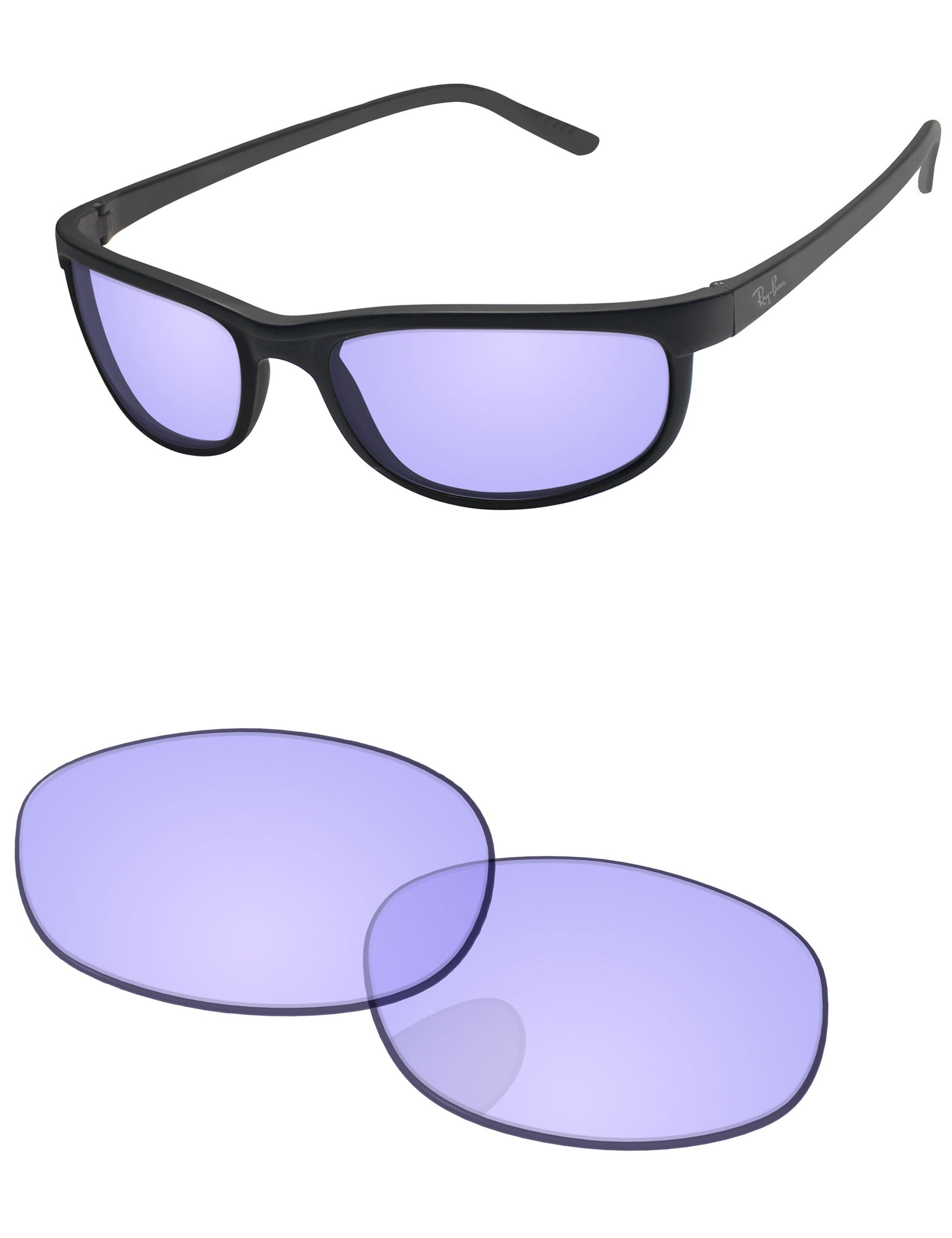 Replacement Lenses for Ray-Ban Chromance RB3671CH 60mm