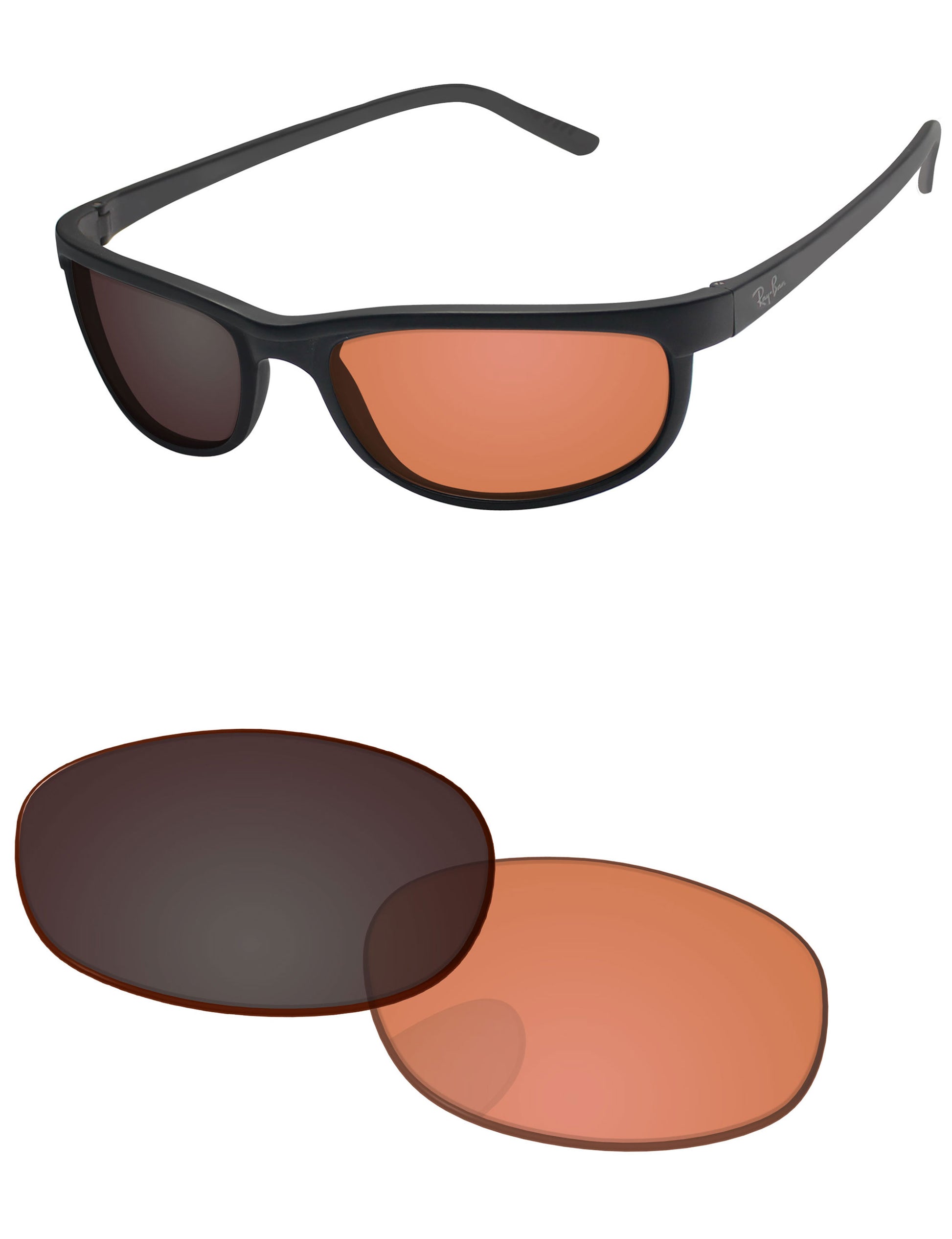 Replacement Lenses for Ray-Ban Chromance RB3671CH 60mm