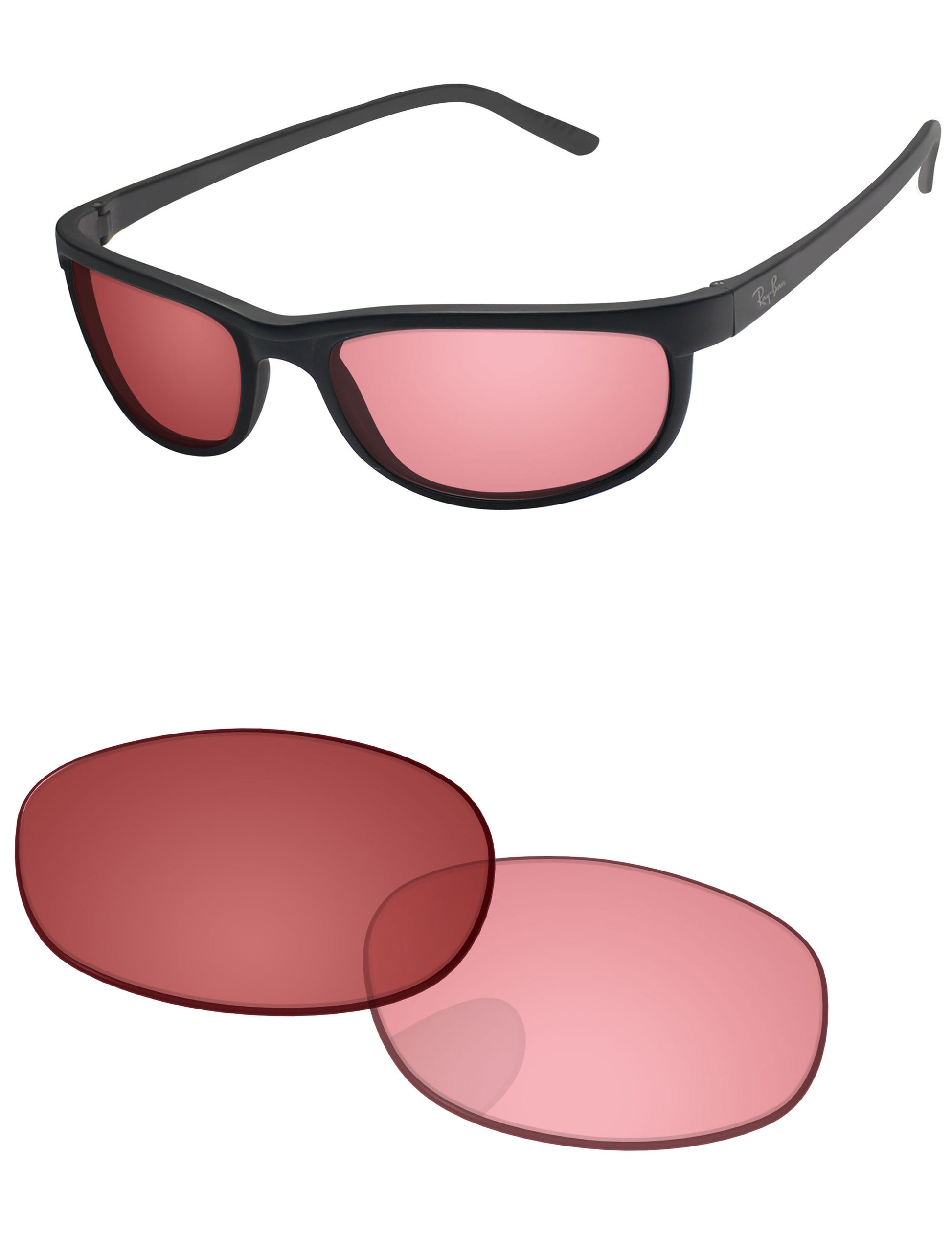 Replacement Lenses for Ray-Ban Chromance RB3671CH 60mm