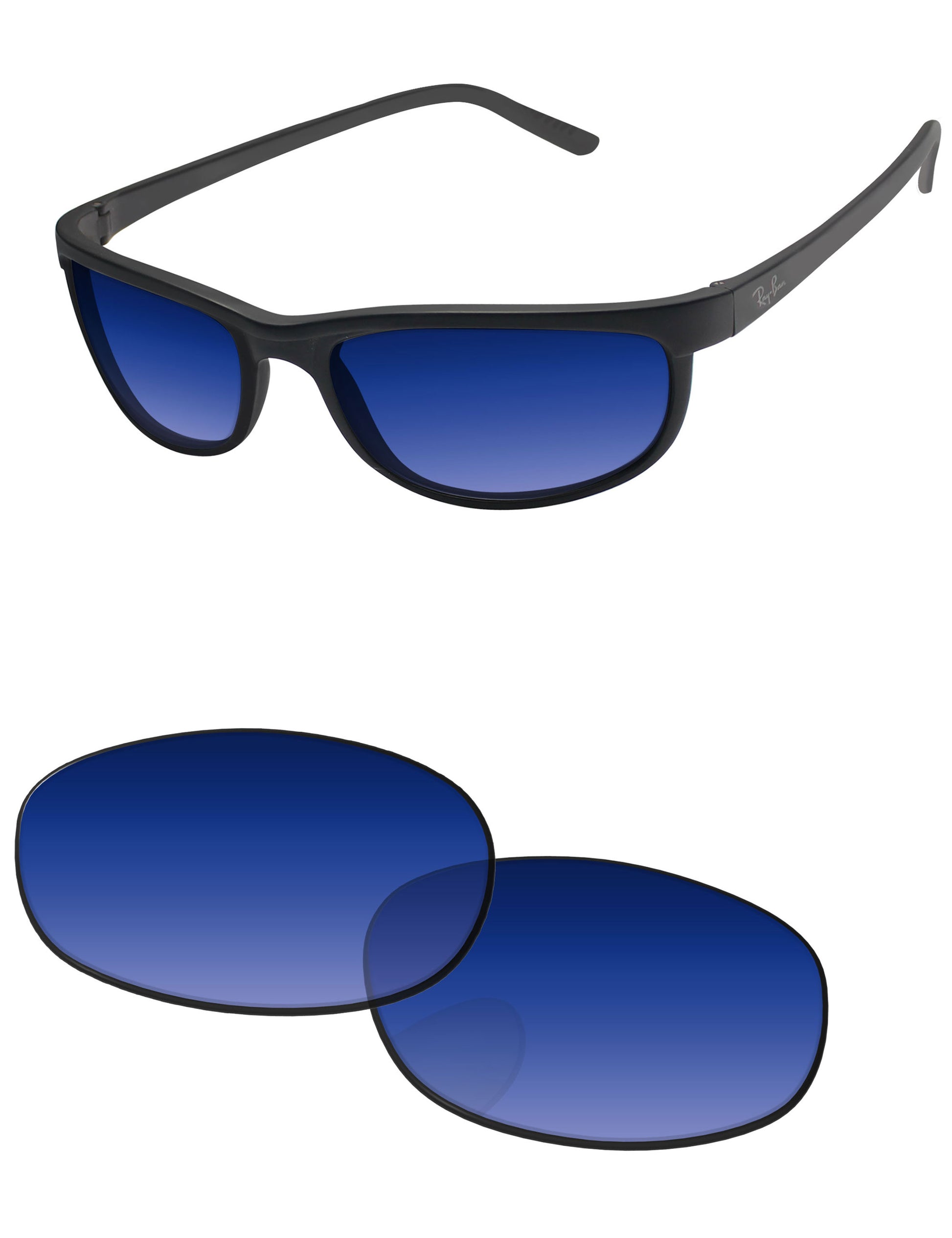 Replacement Lenses for Ray-Ban Chromance RB3671CH 60mm