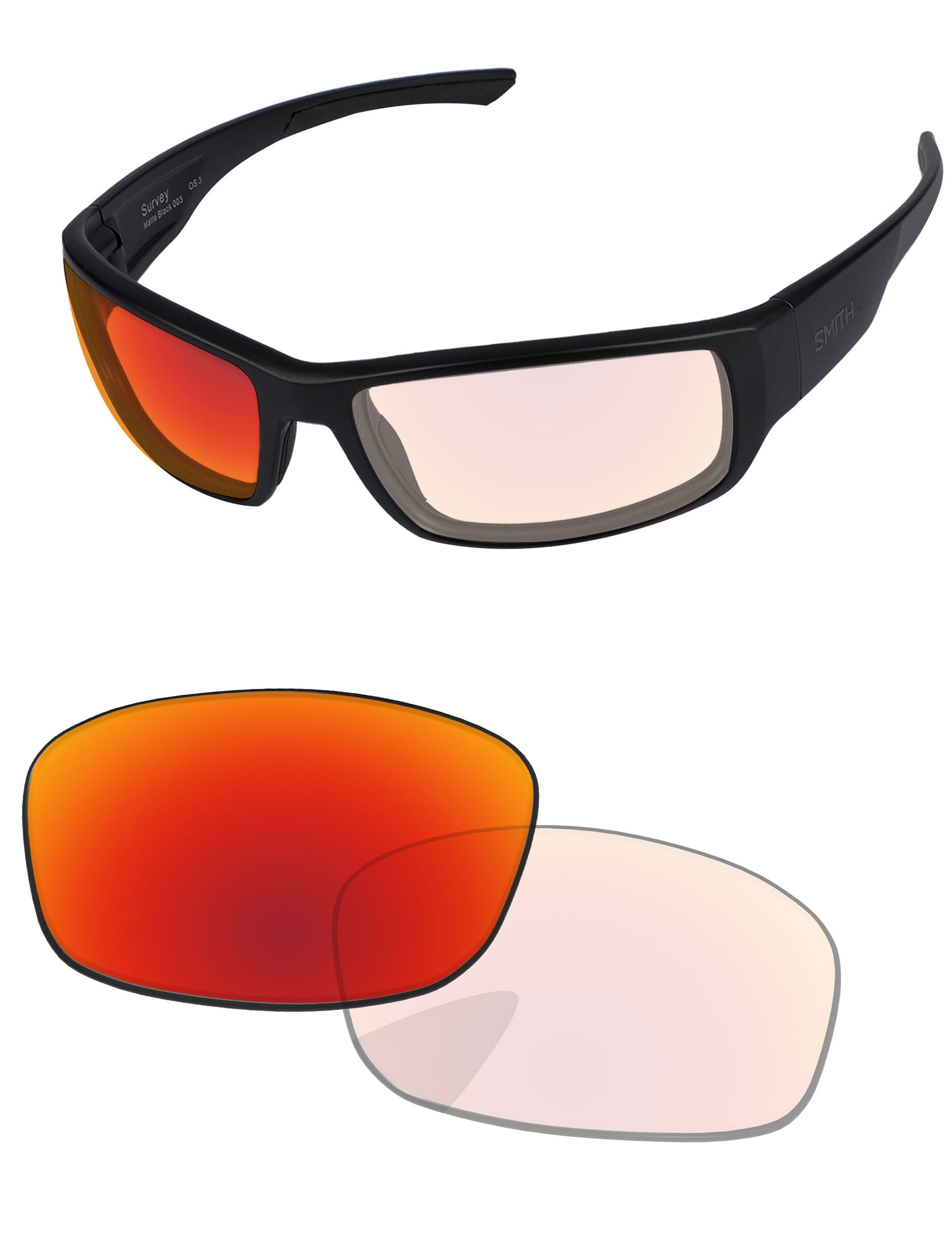 Adapt Red Shield Photochromic-Pro+