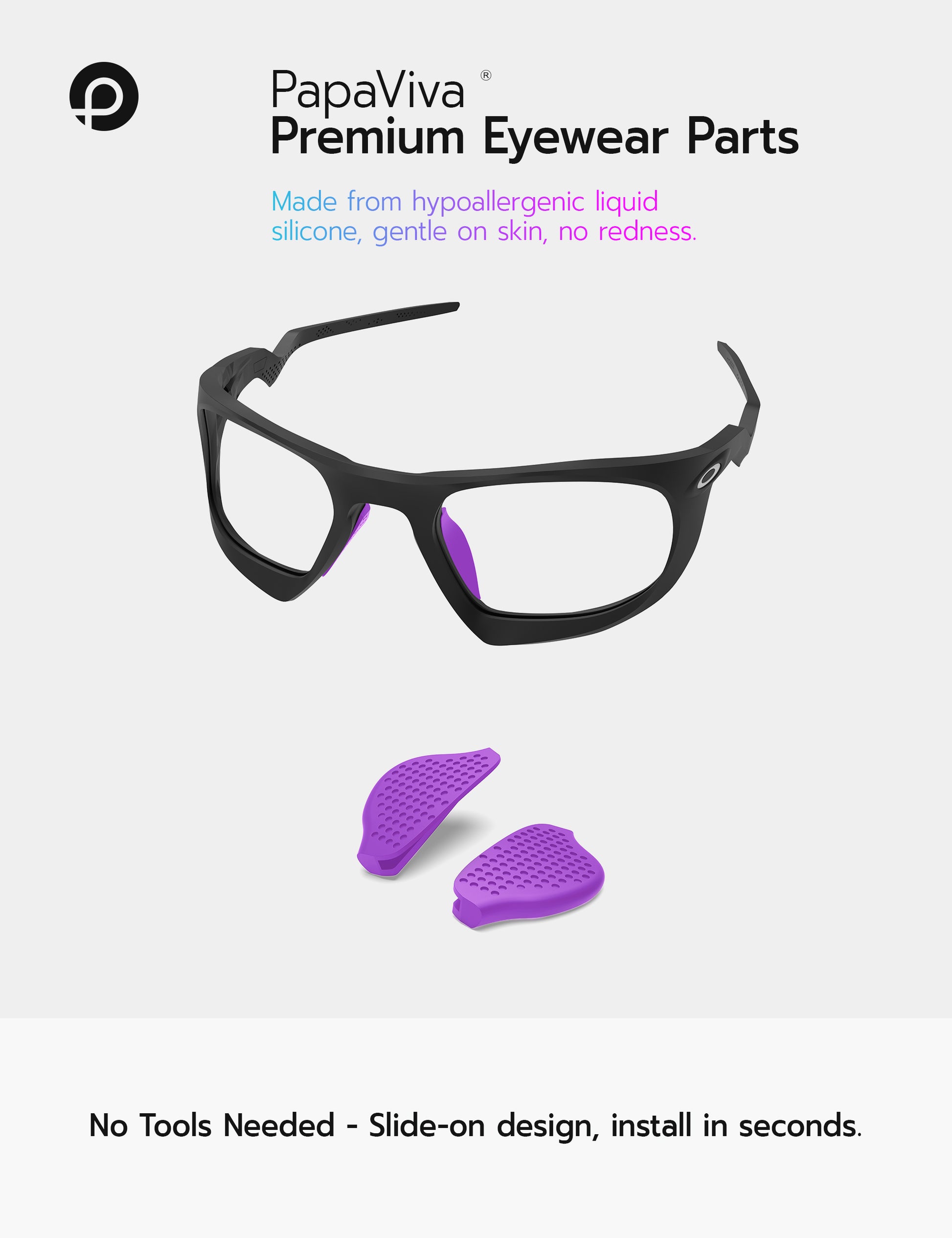 Purple-Low Bridge Fit