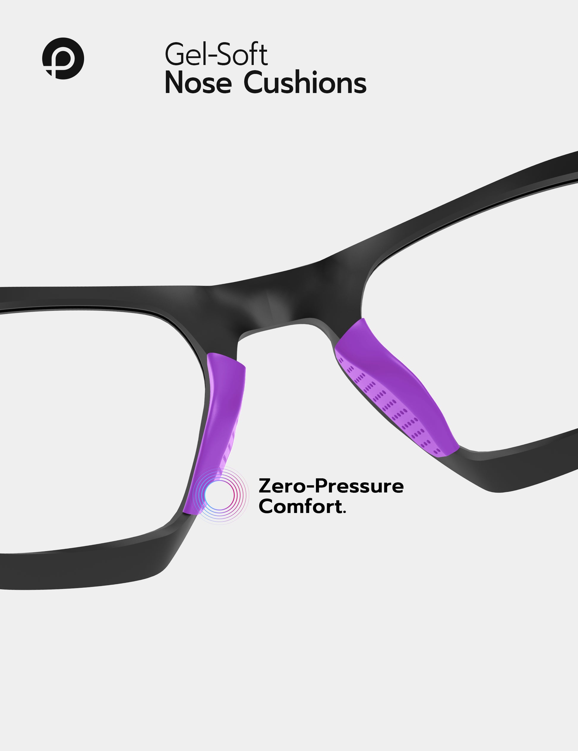 Purple-Low Bridge Fit