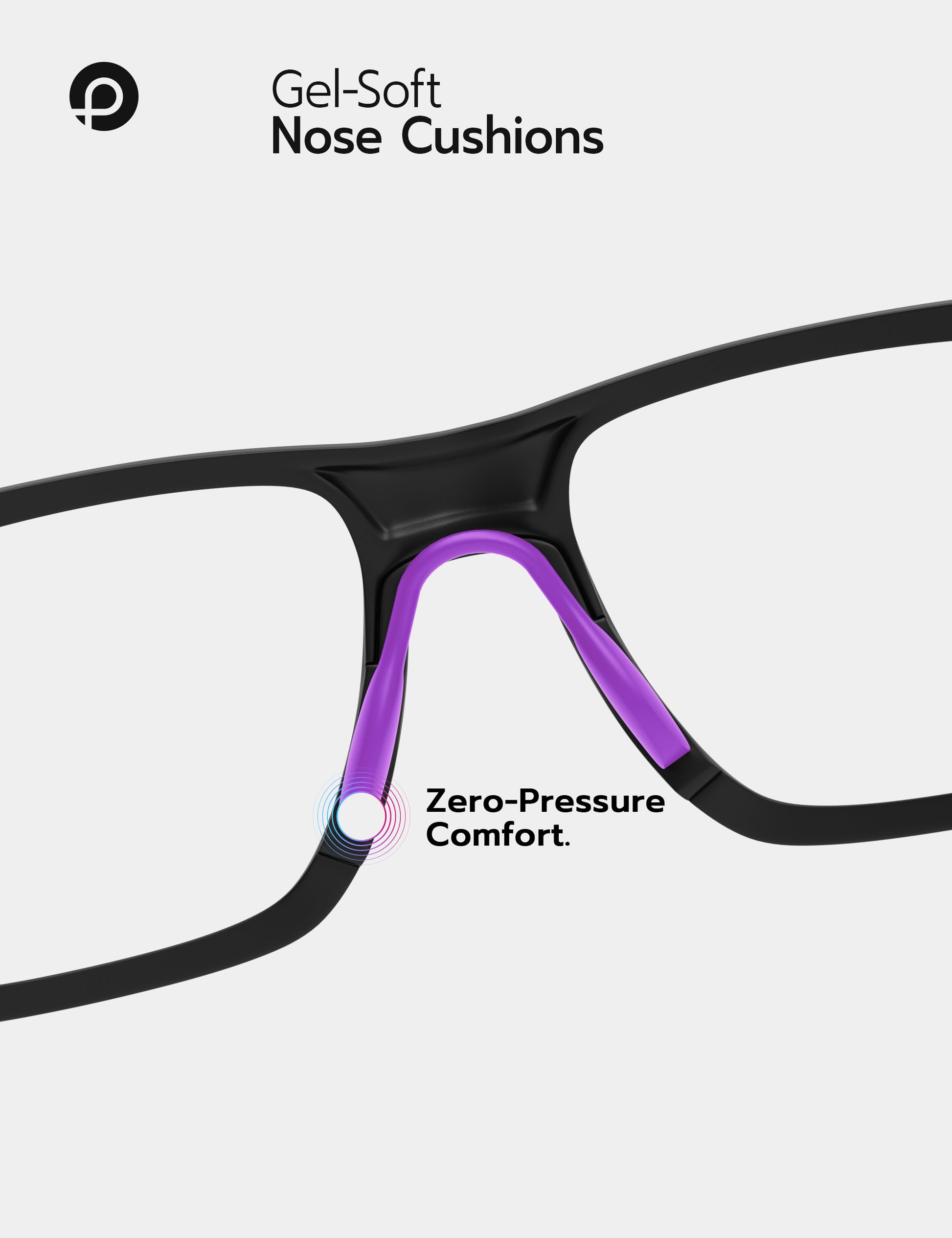 Purple-Low Bridge Fit