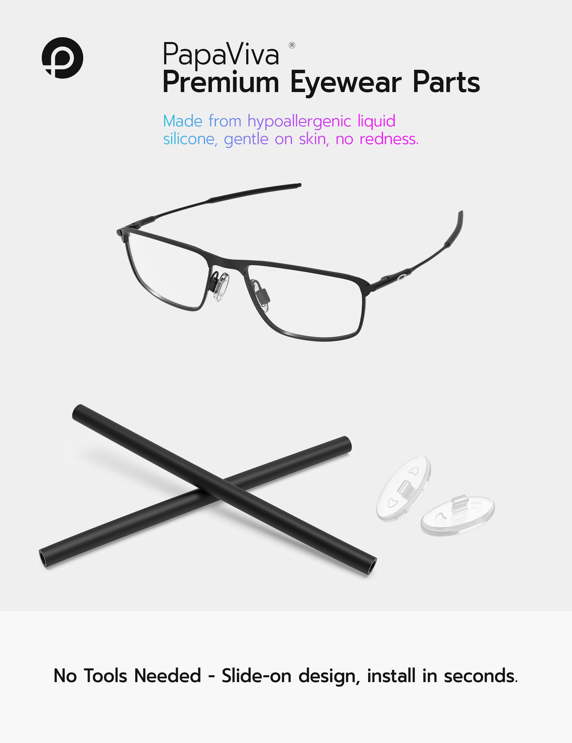 Replacement Rubber Kits for Oakley Socket Ti OX5019 54mm