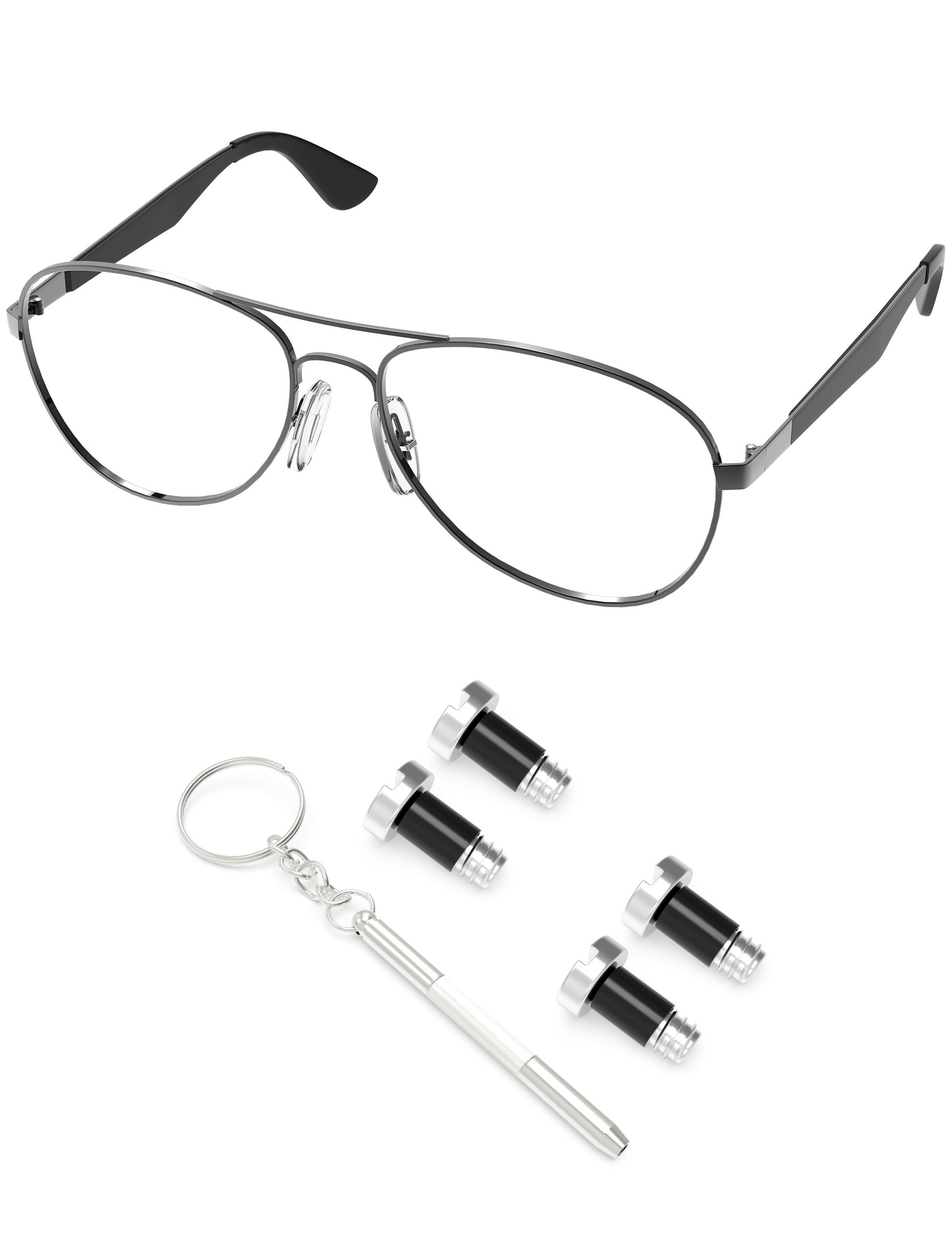 Silver-Flat Slotted-2.0x1.4x3.0