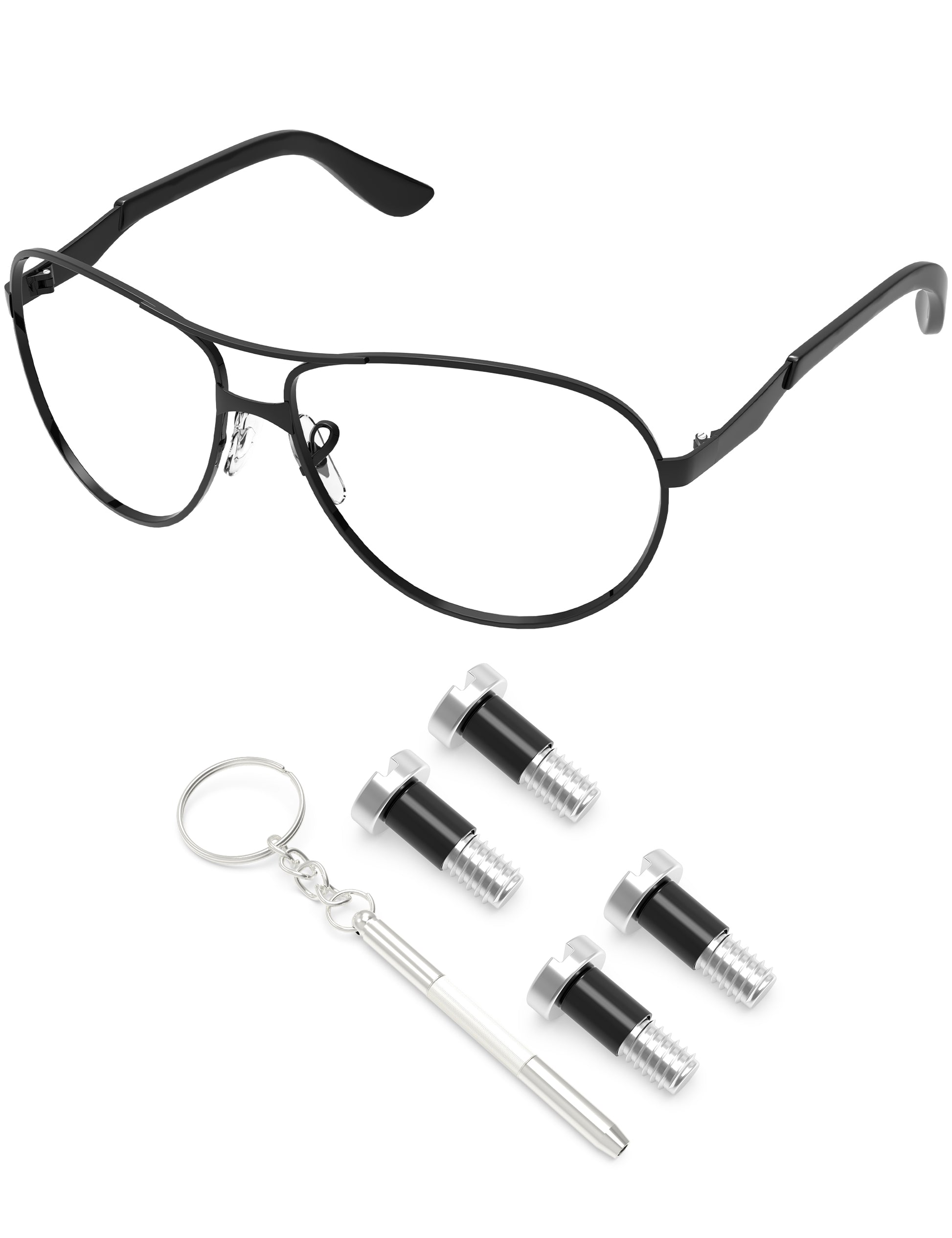 Silver-Flat Slotted-2.0x1.4x3.4