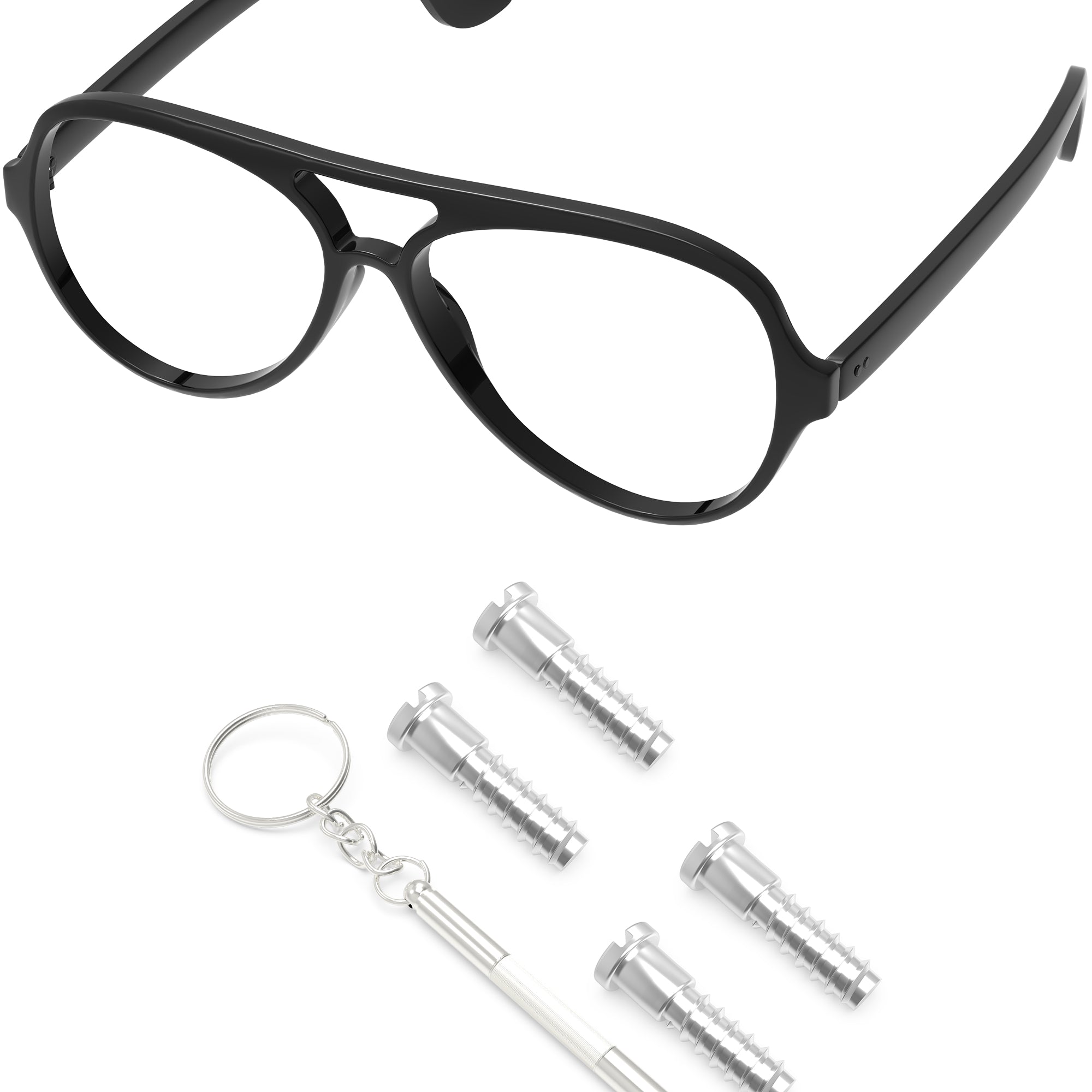 Silver-Flat Slotted-2.0x1.4x4.0