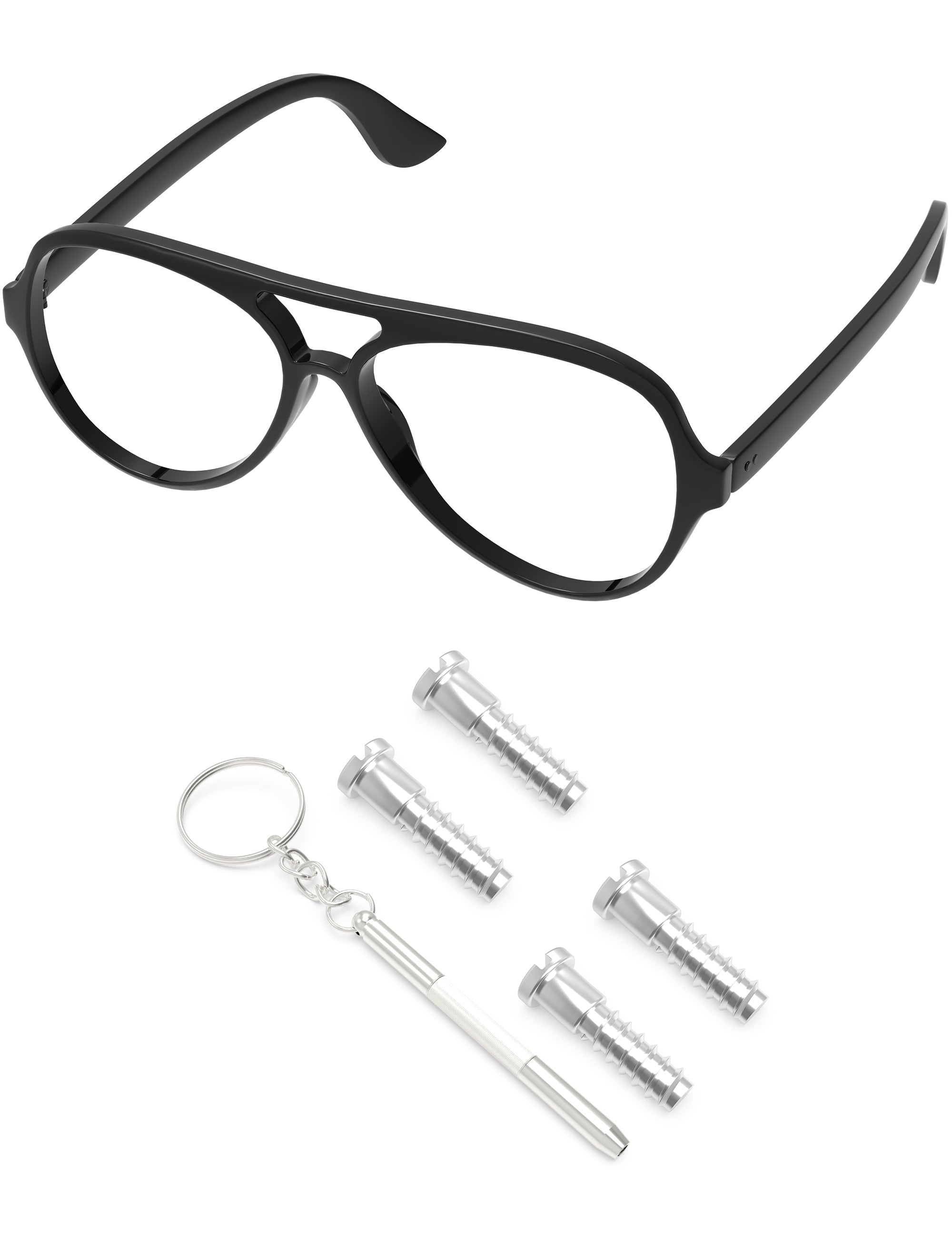 Silver-Flat Slotted-2.0x1.4x4.0