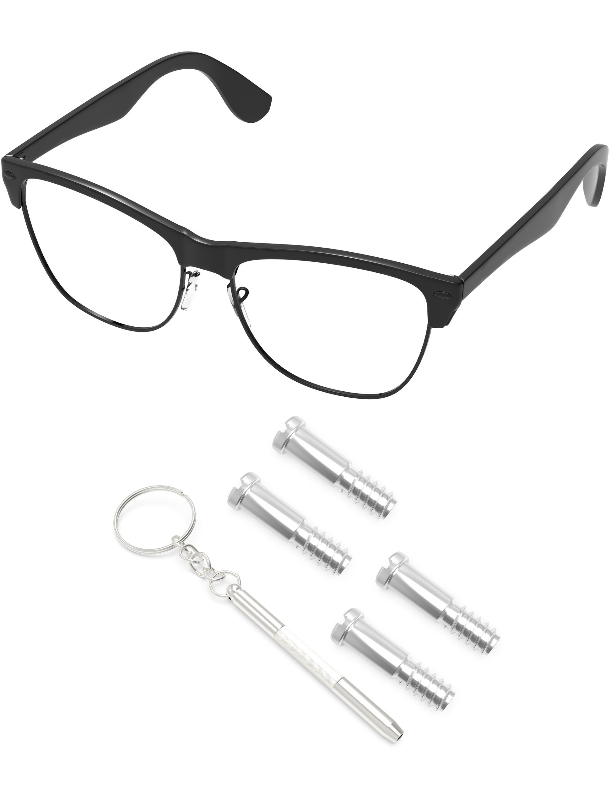 Silver-Flat Slotted-2.0xx1.4x4.8