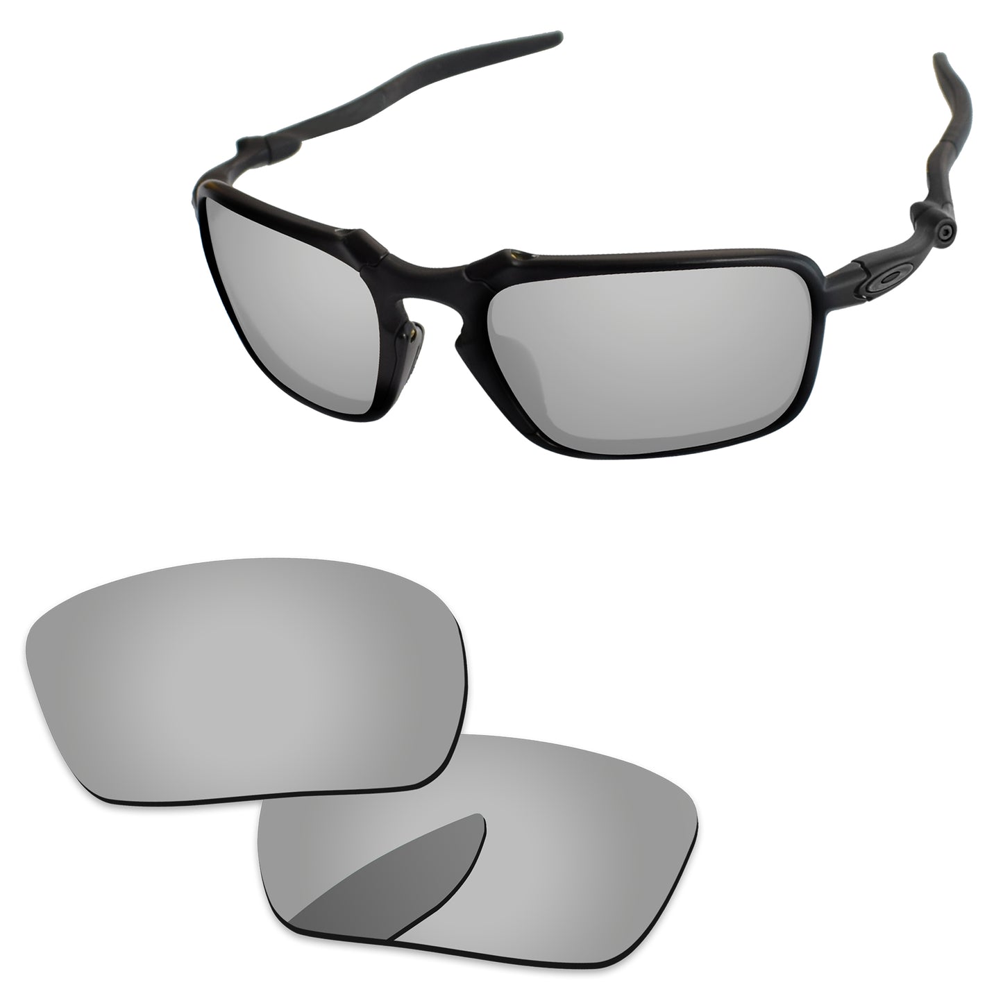 Replacement Lenses for Oakley Badman Asian Fit