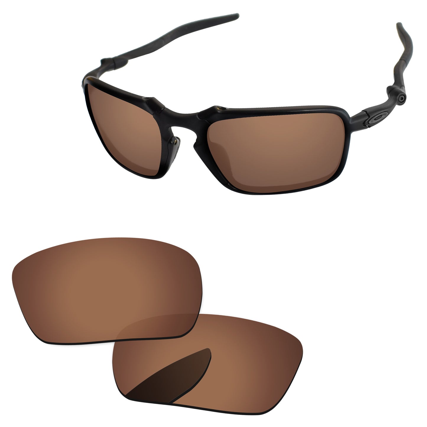 Replacement Lenses for Oakley Badman Asian Fit