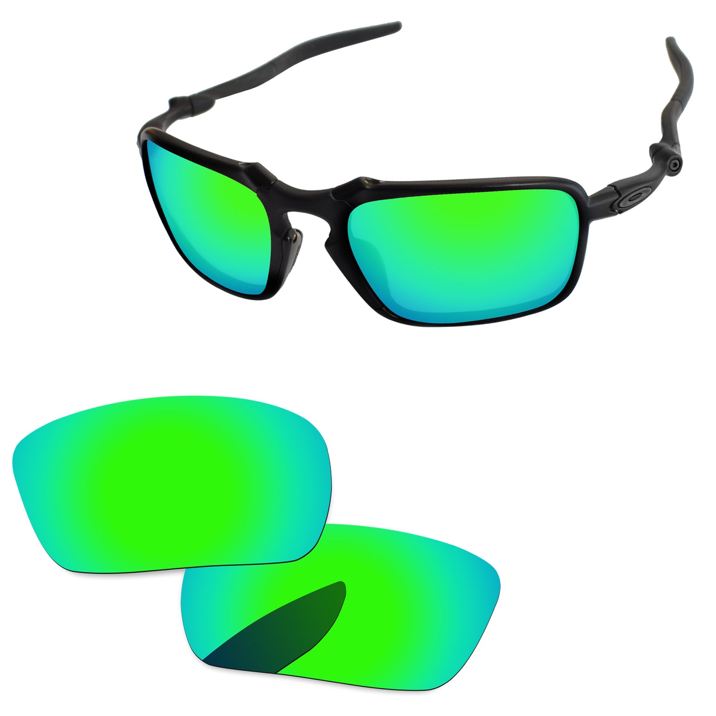 Replacement Lenses for Oakley Badman Asian Fit