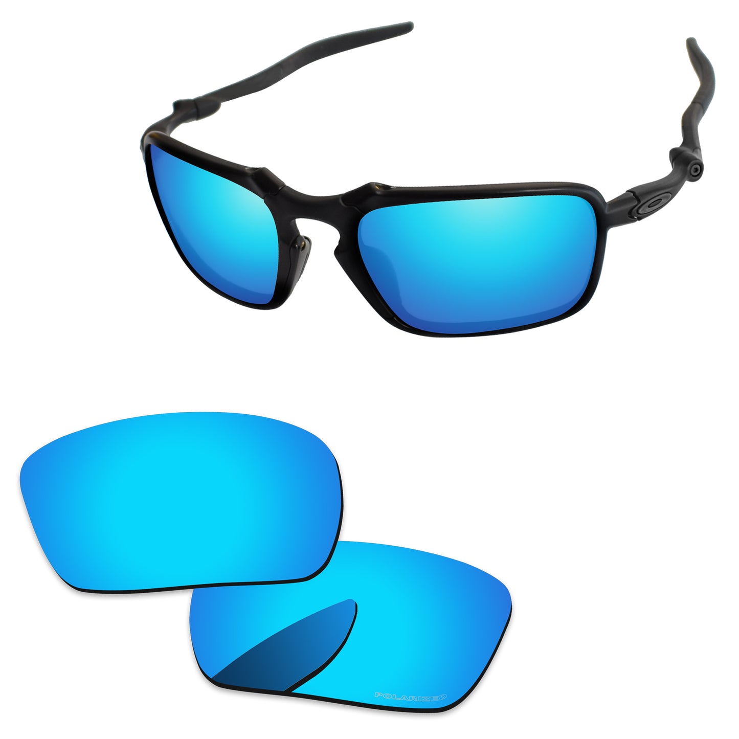 Replacement Lenses for Oakley Badman Asian Fit