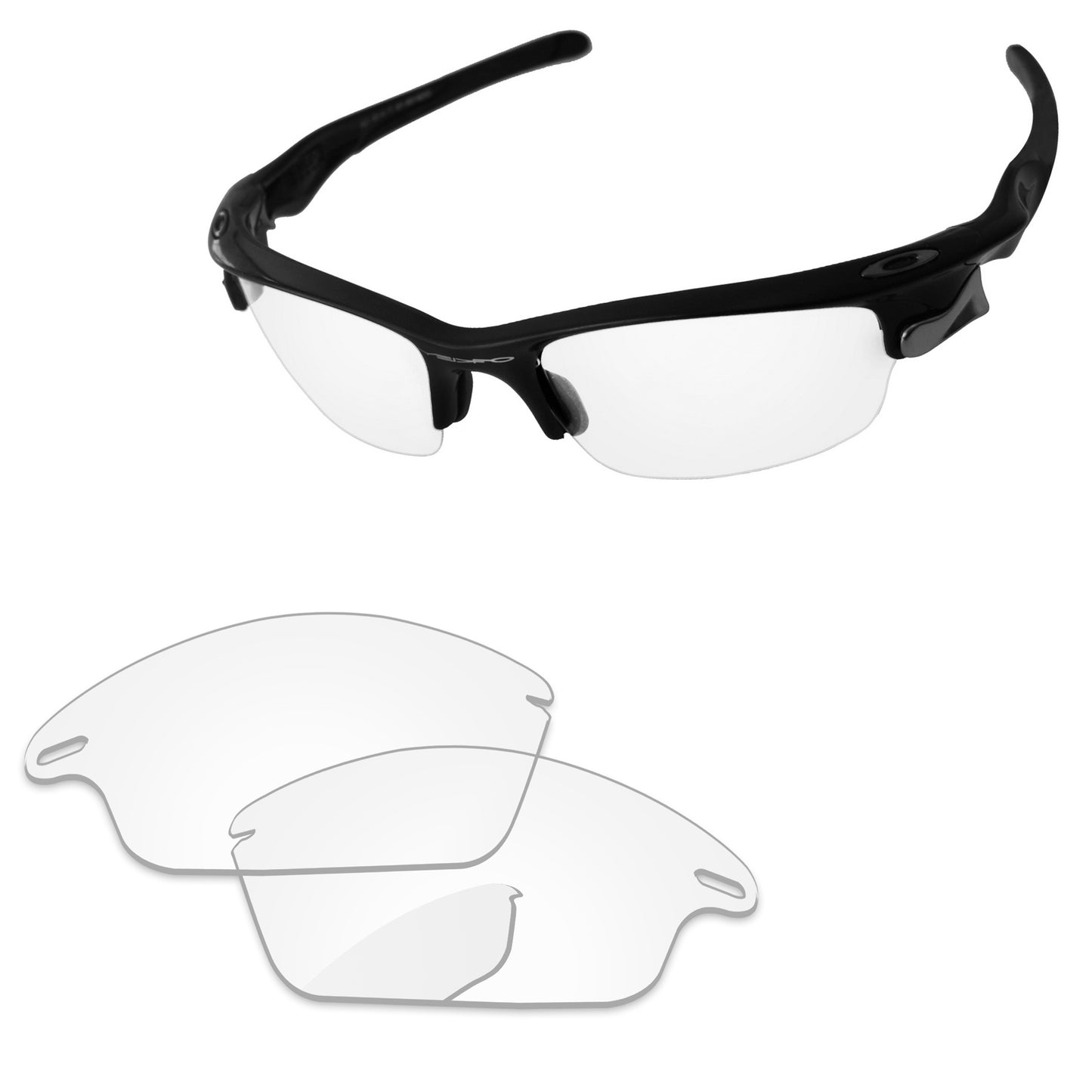 Replacement Lenses for Oakley Fast Jacket Asian Fit