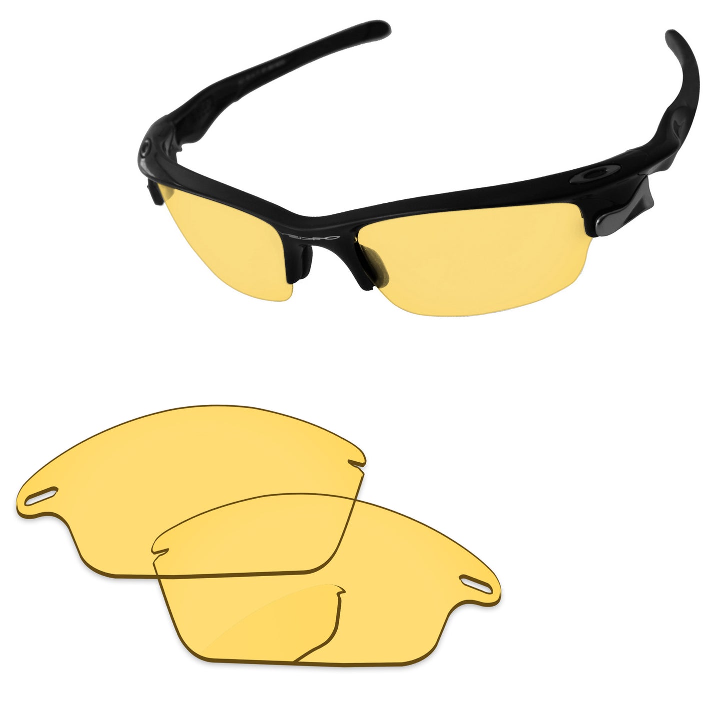 Replacement Lenses for Oakley Fast Jacket Asian Fit