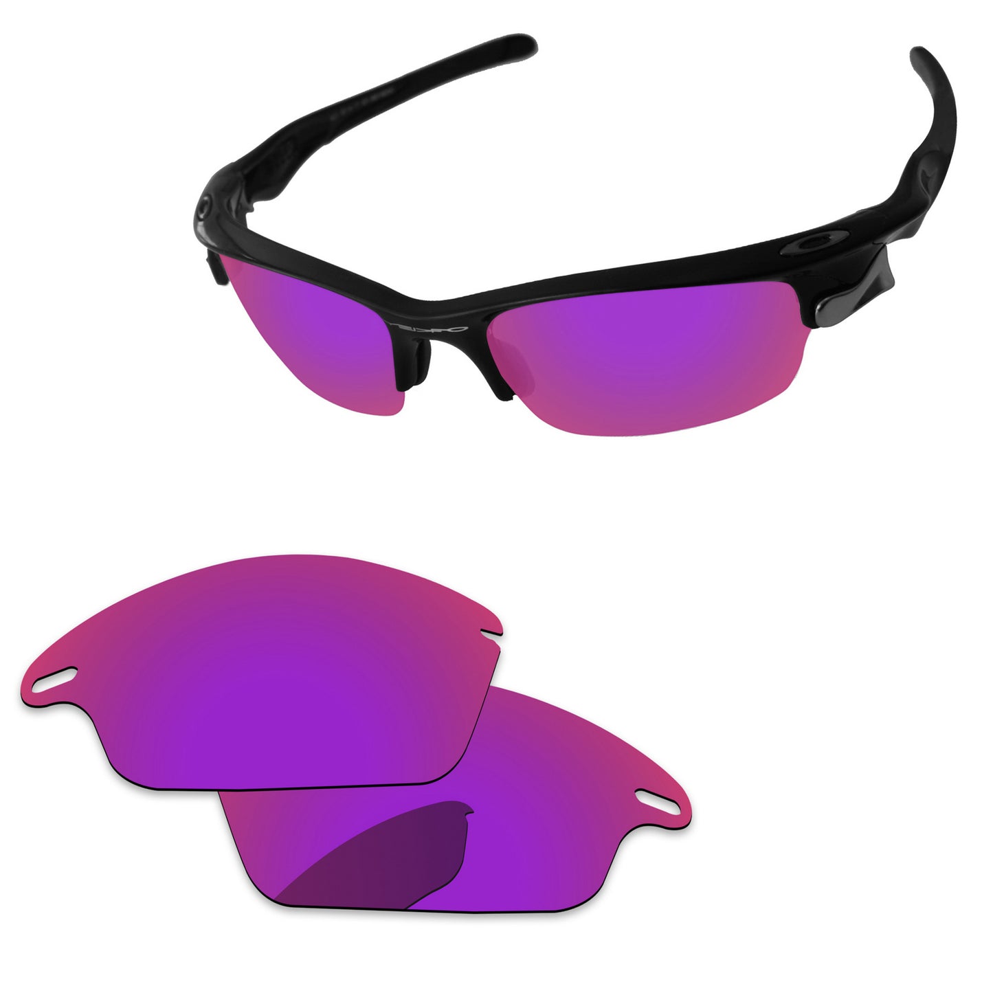 Replacement Lenses for Oakley Fast Jacket Asian Fit
