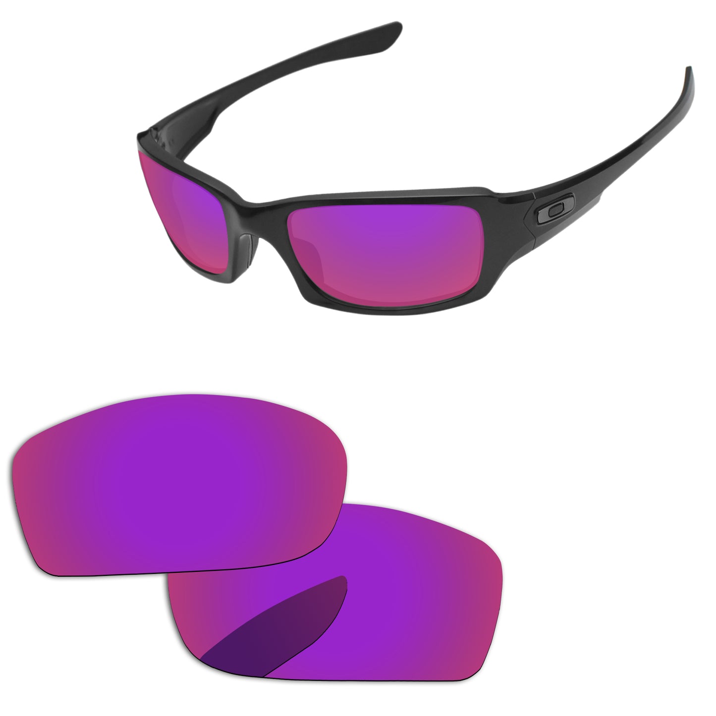 Replacement Lenses for Oakley Fives Squared Asian Fit