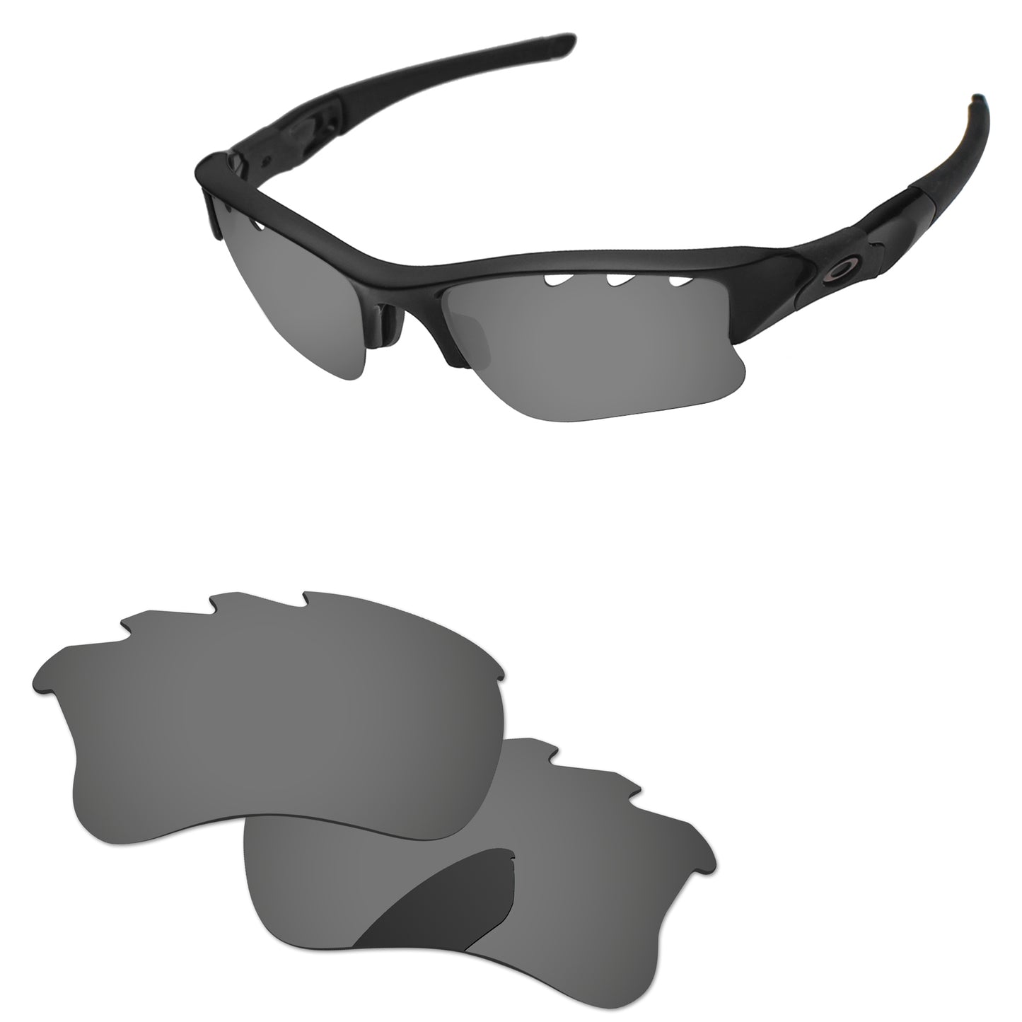 Replacement Lenses for Oakley Flak Jacket XLJ Vented Asian Fit