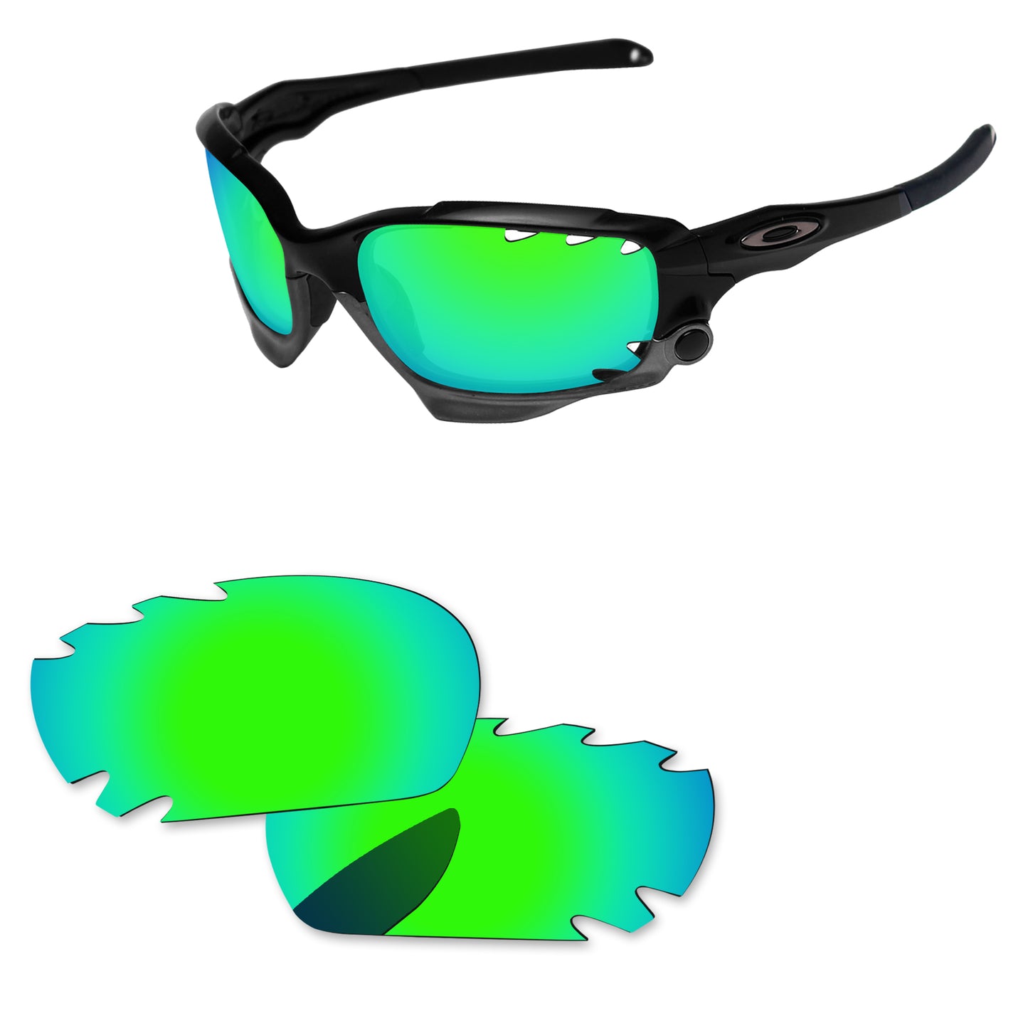 Replacement Lenses for Oakley Racing Jacket Vented Asian Fit