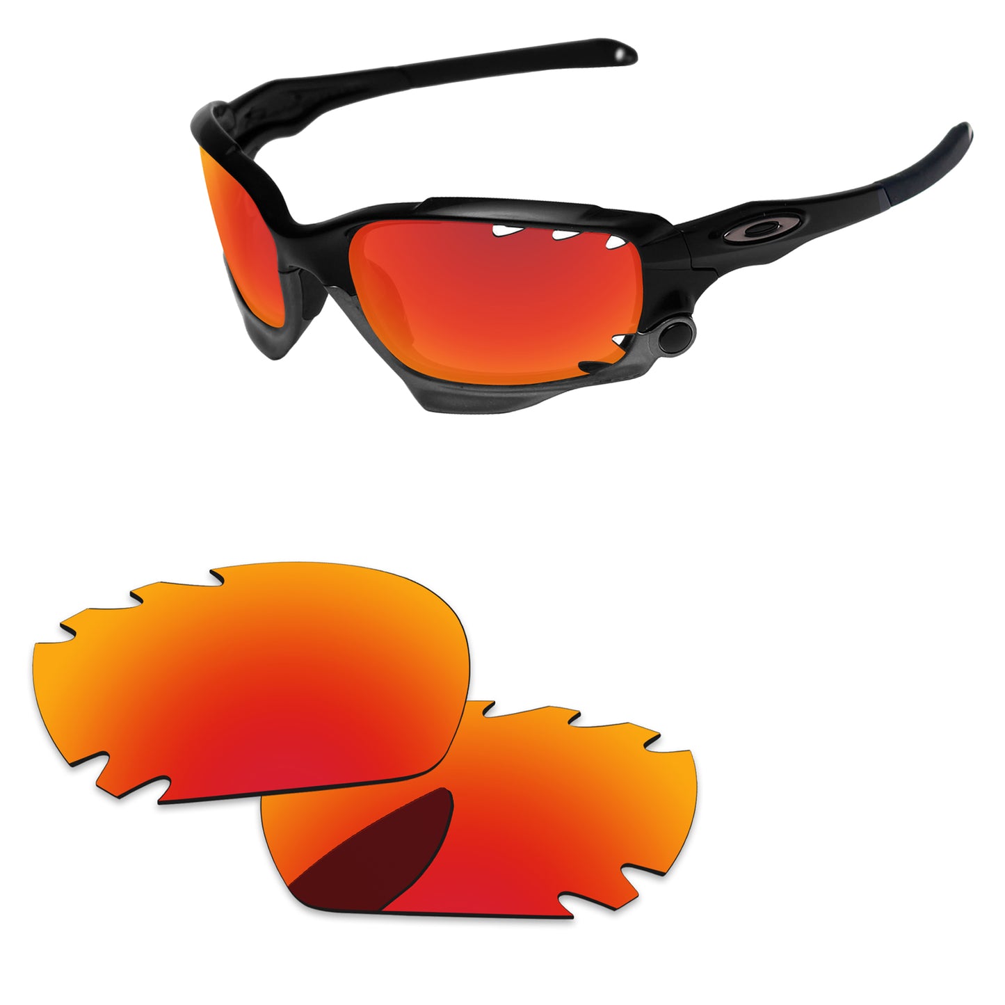 Replacement Lenses for Oakley Racing Jacket Vented Asian Fit