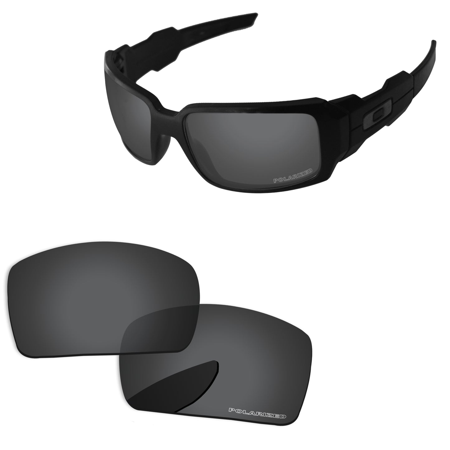 Replacement Lenses for Oakley Oil Drum