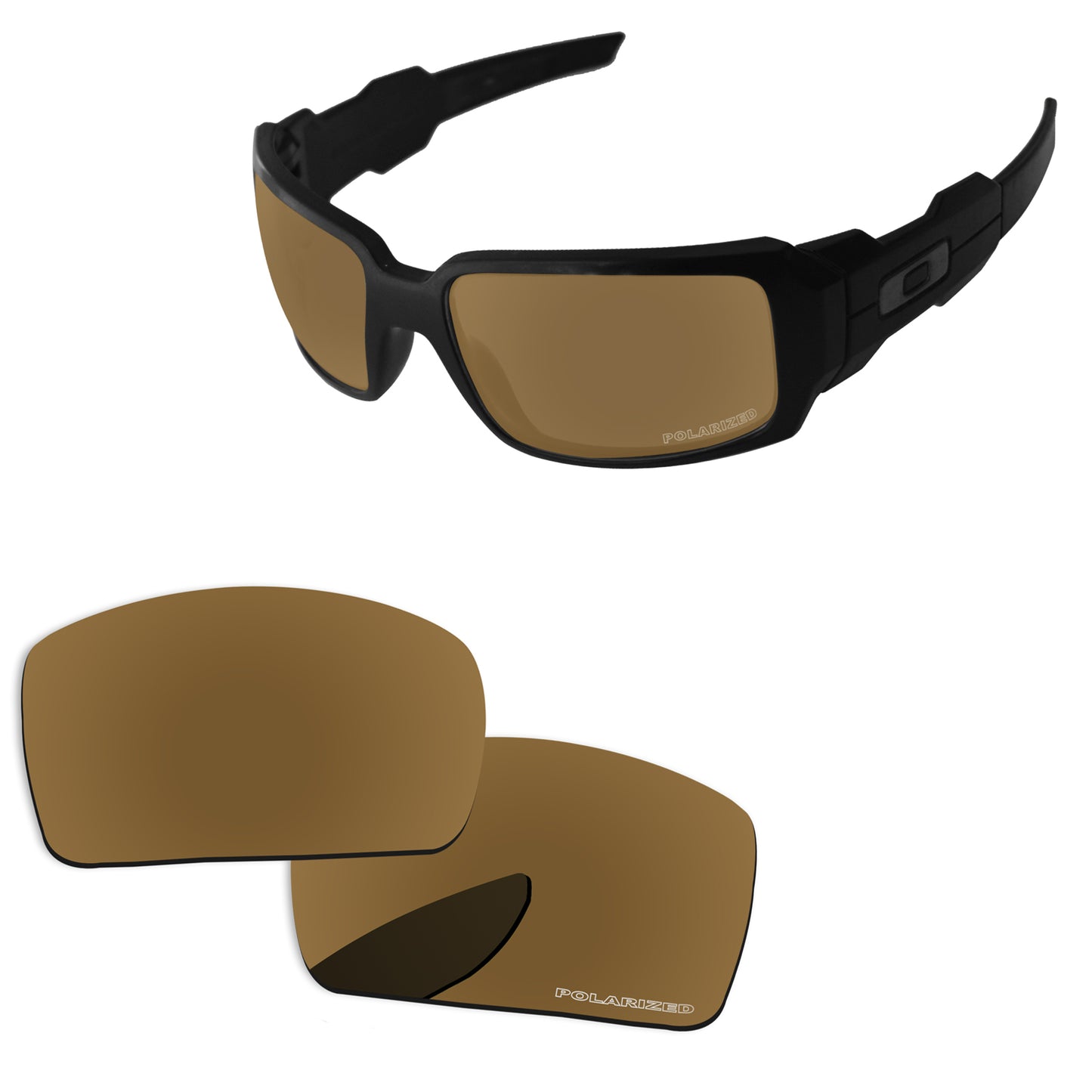 Replacement Lenses for Oakley Oil Drum