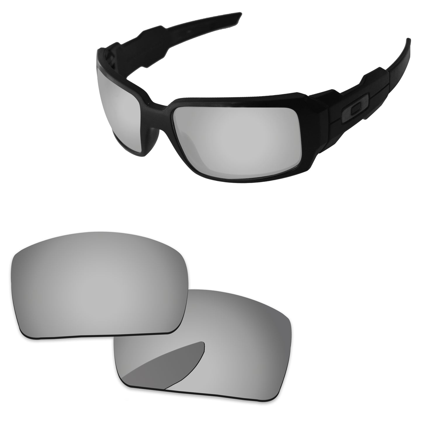 Replacement Lenses for Oakley Oil Drum