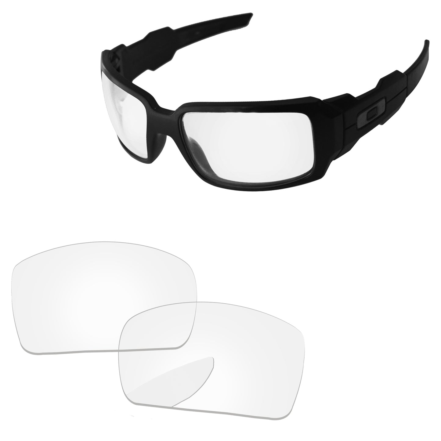 Replacement Lenses for Oakley Oil Drum