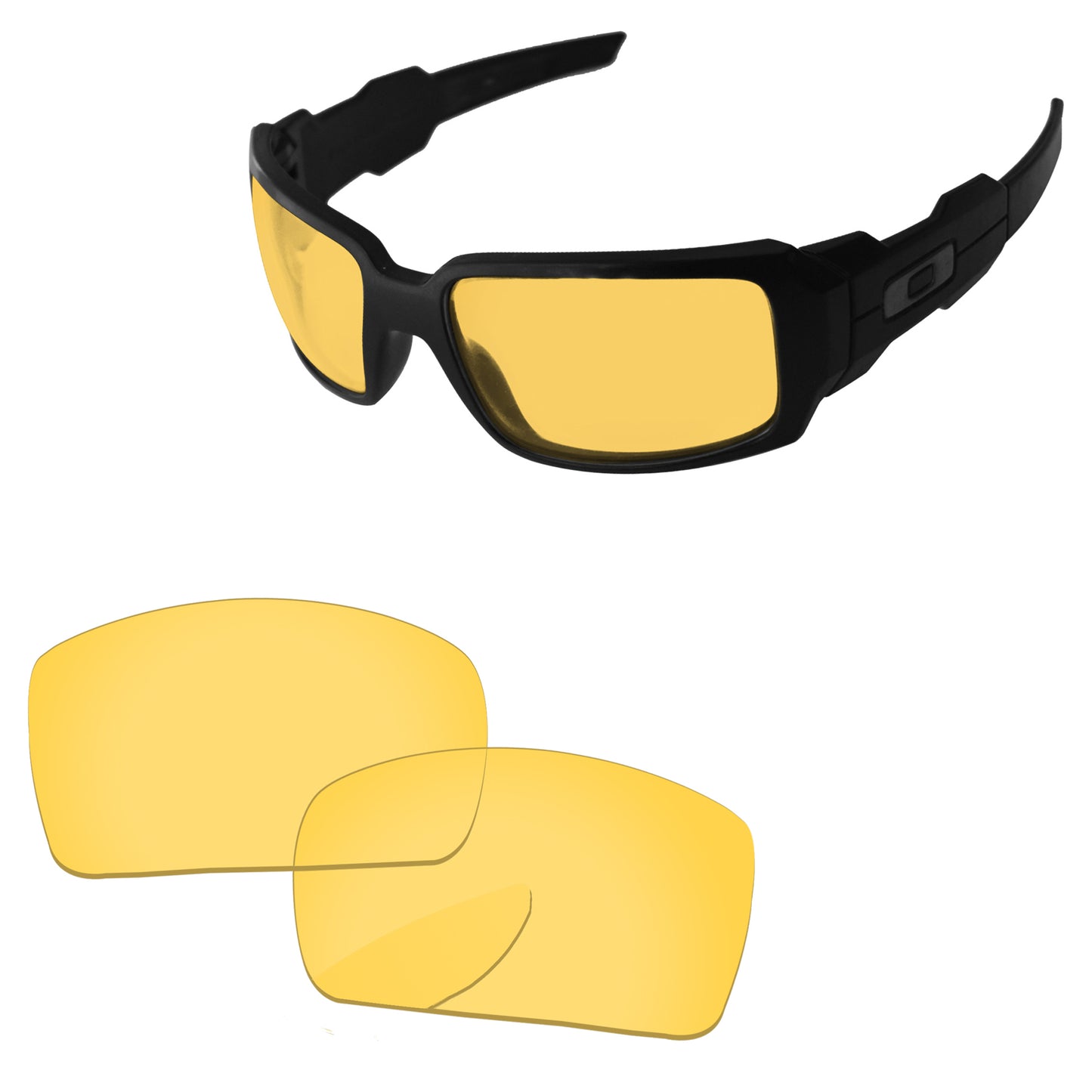 Replacement Lenses for Oakley Oil Drum