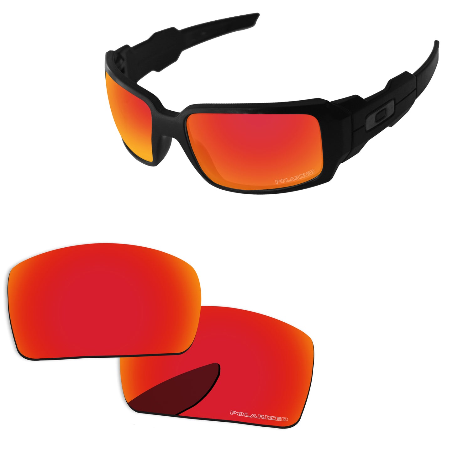 Replacement Lenses for Oakley Oil Drum