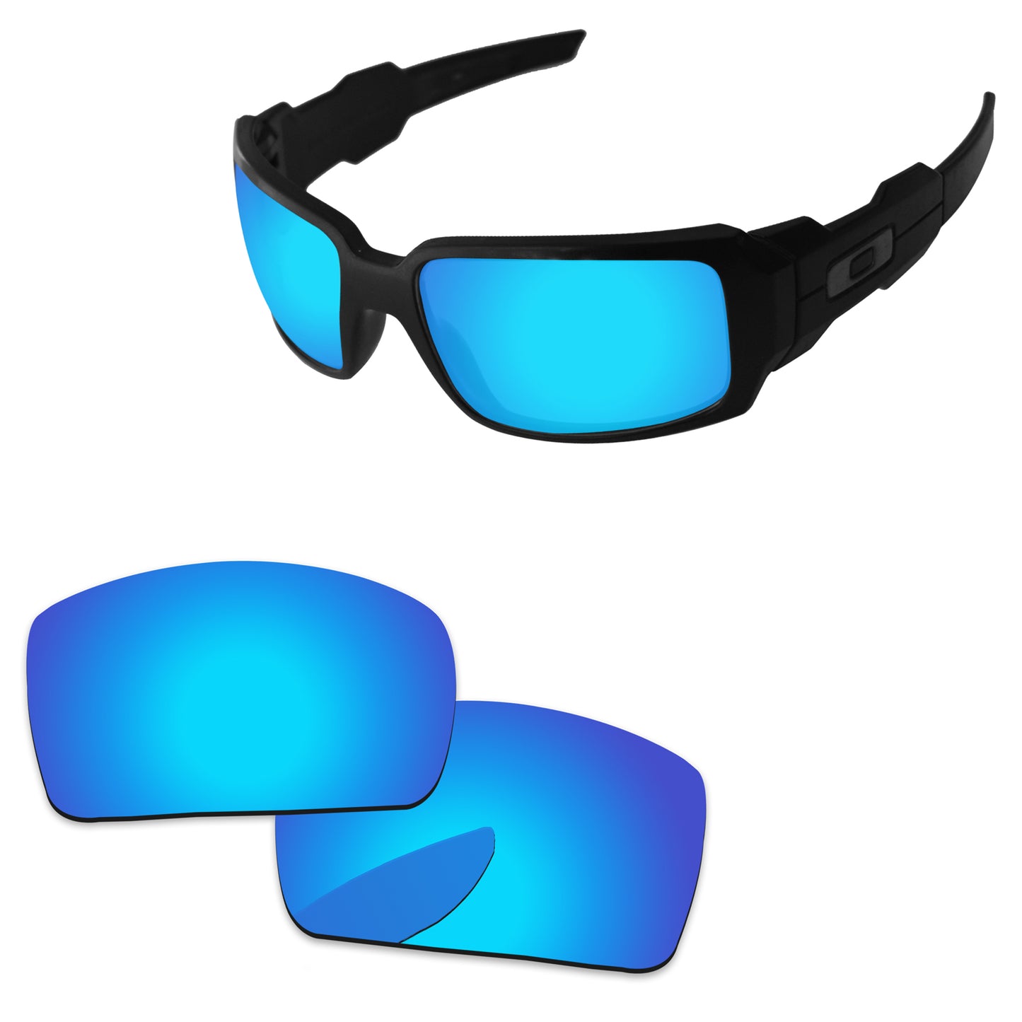 Replacement Lenses for Oakley Oil Drum