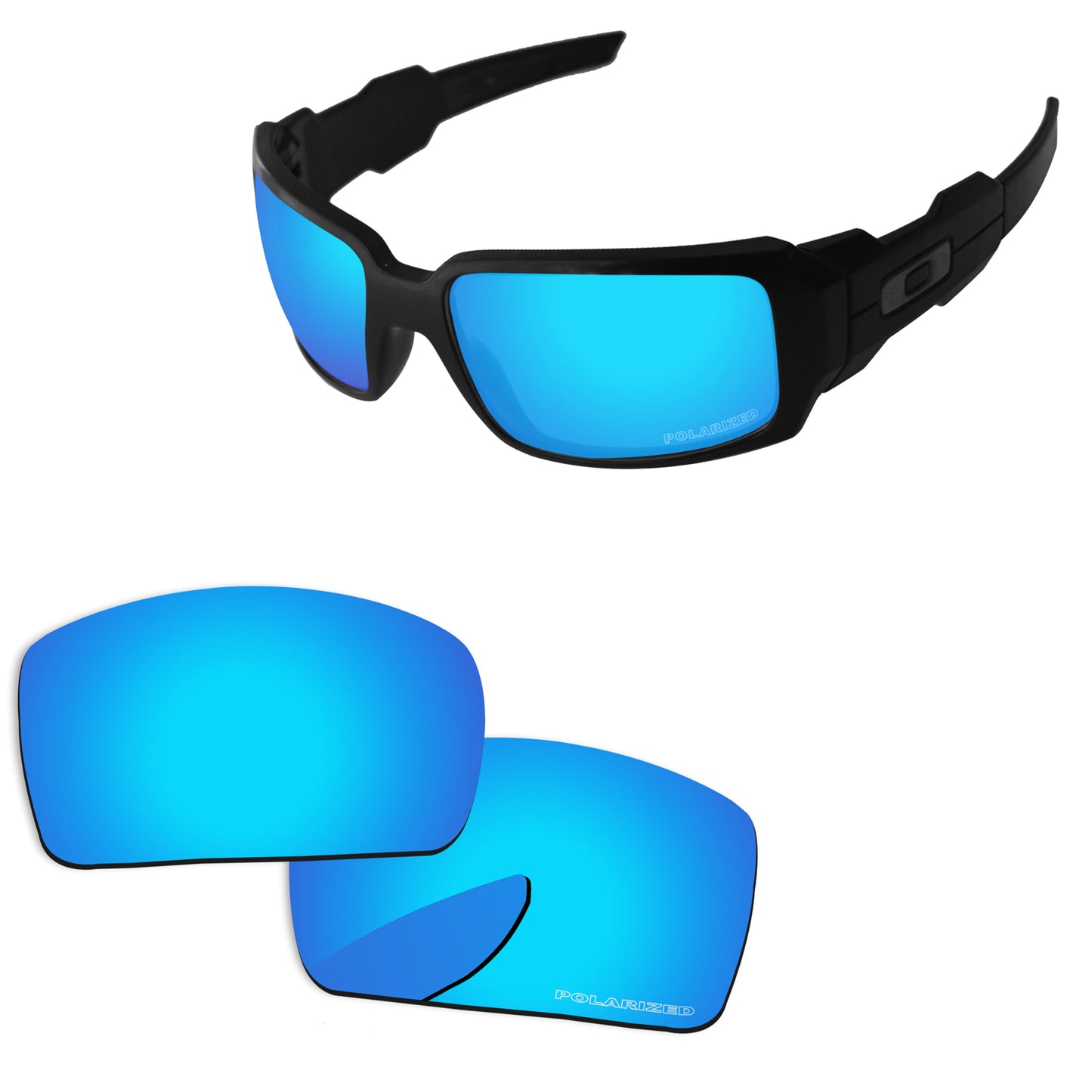 Replacement Lenses for Oakley Oil Drum