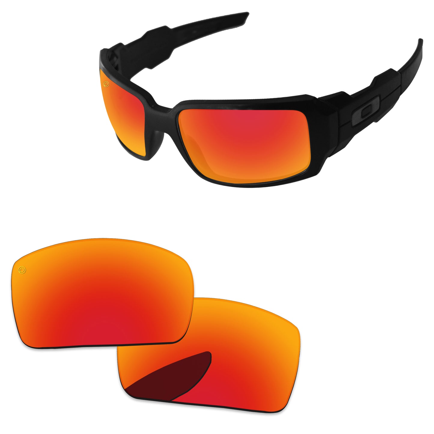 Replacement Lenses for Oakley Oil Drum