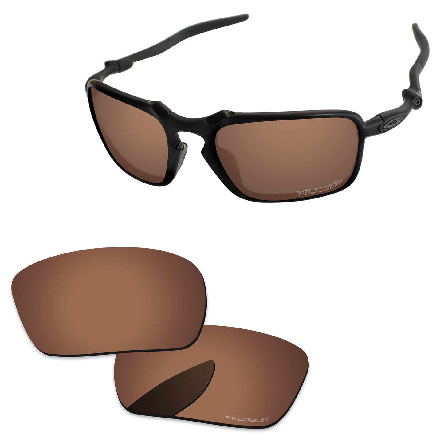Replacement Lenses for Oakley Badman Asian Fit