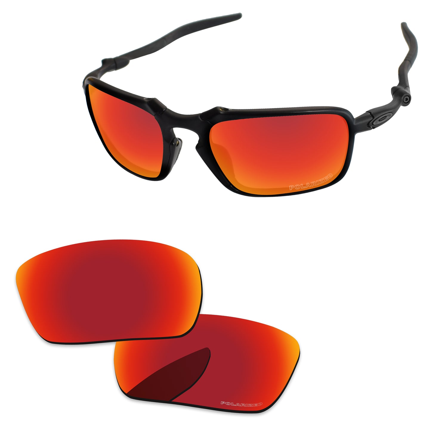 Replacement Lenses for Oakley Badman Asian Fit